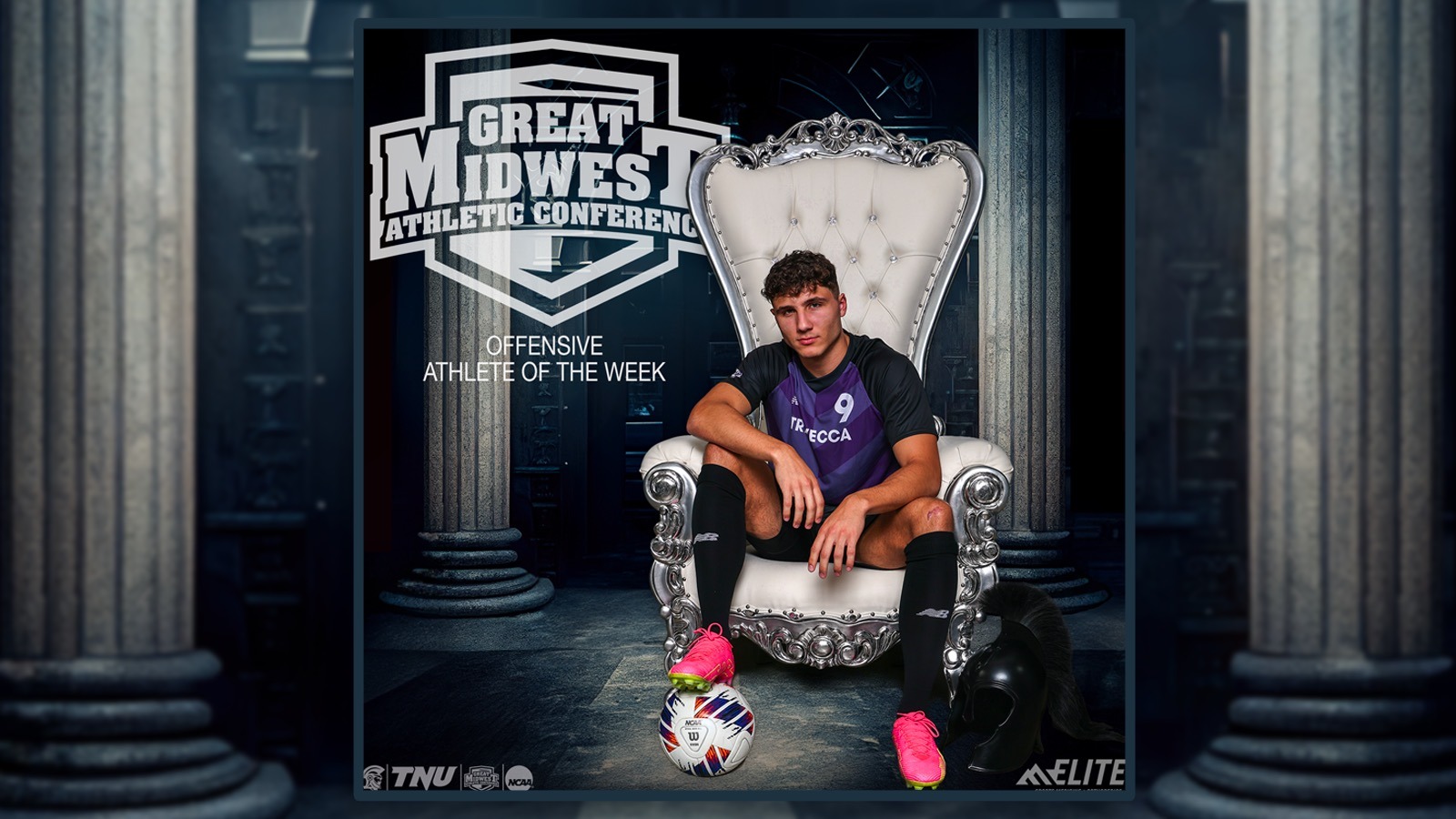 Trevecca Men's Soccer Trojan Marlon Grossmann Named Great Midwest