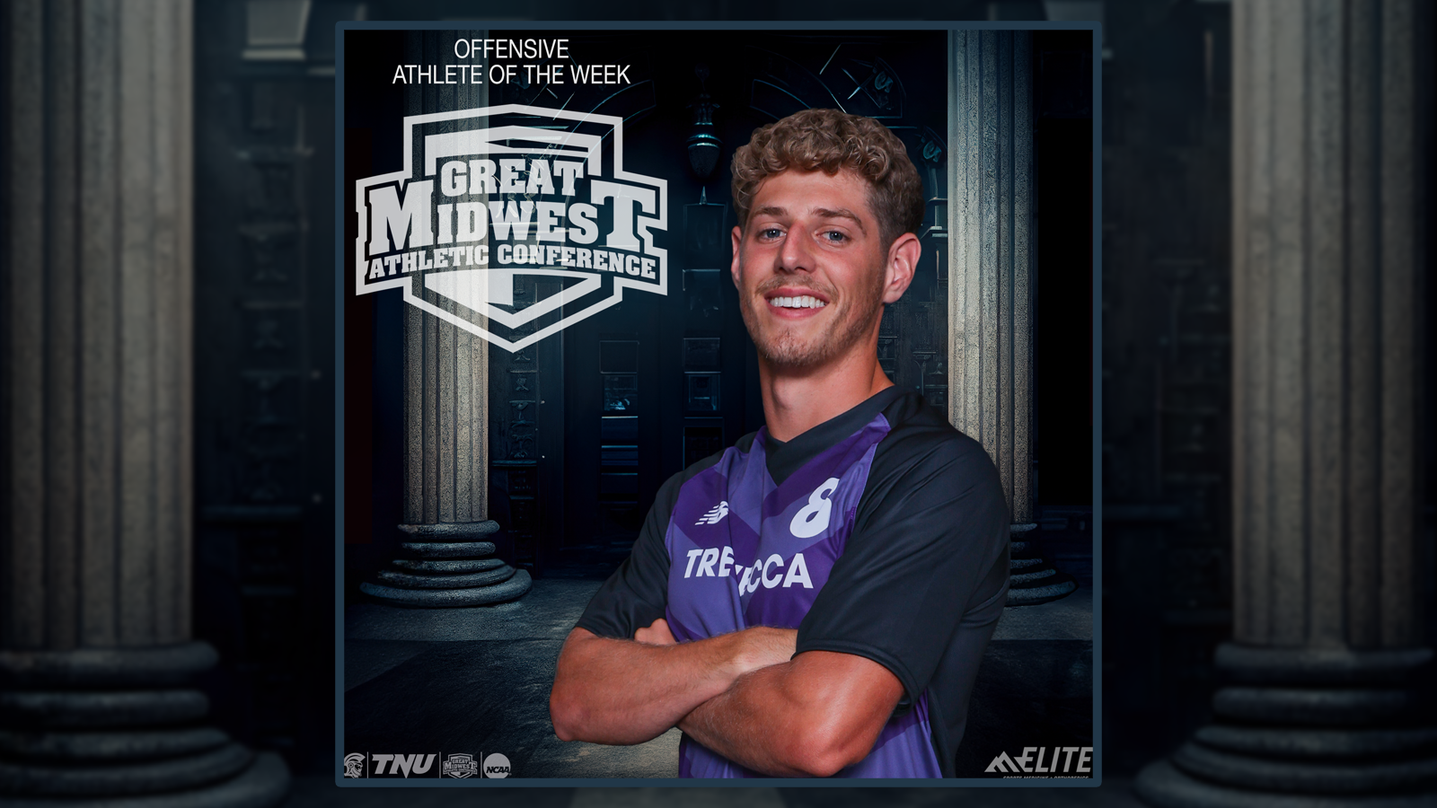 Trevecca Men's Soccer Trojan Jacob Sieber Named Great Midwest