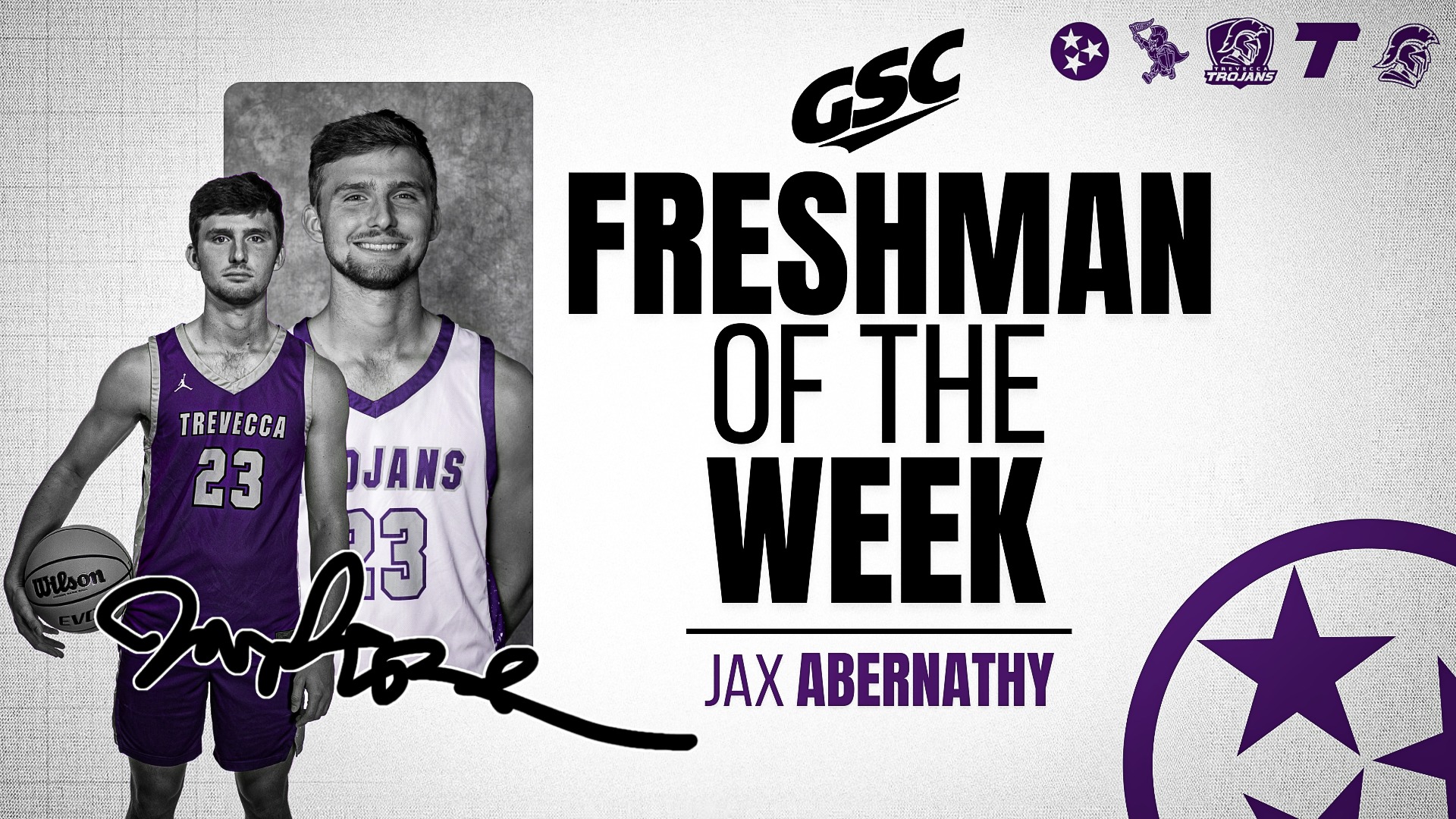 Jax Abernathy Gulf South Freshman of the Week