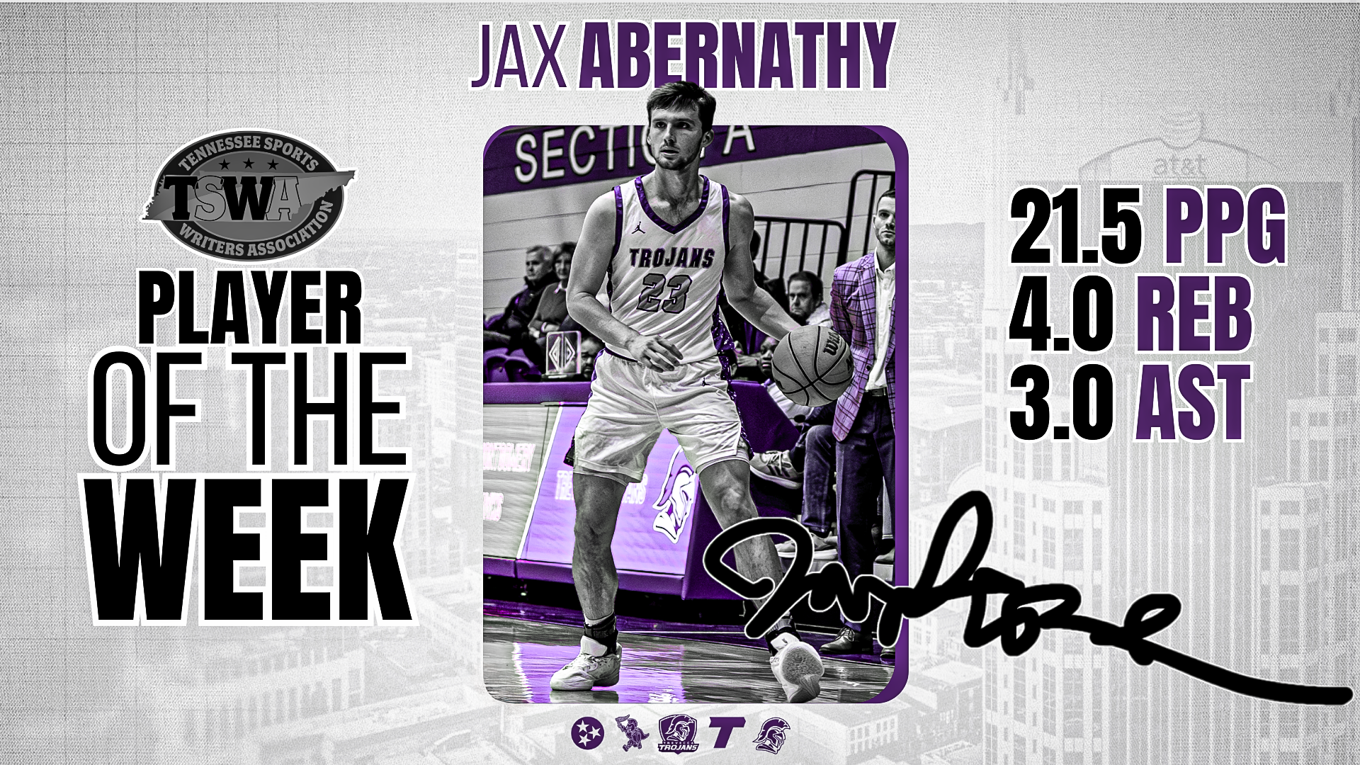 Jax Abernathy TSWA Player of the Week