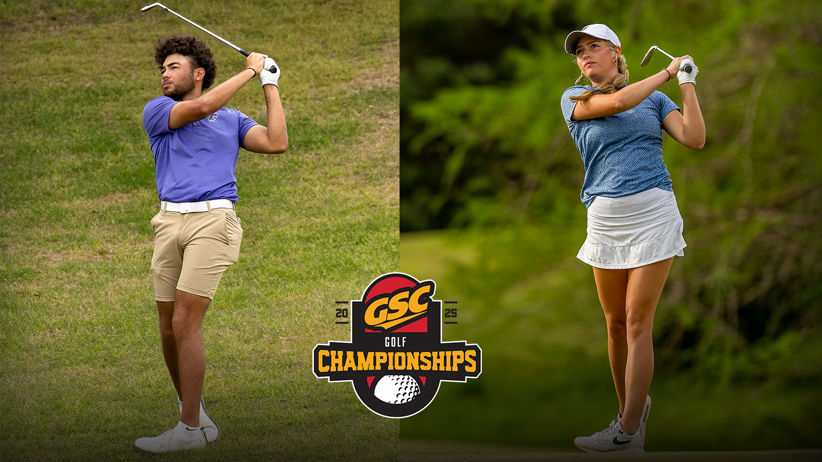 Men's Golf Women's Golf Maddox Burton Madison Hull Gulf South