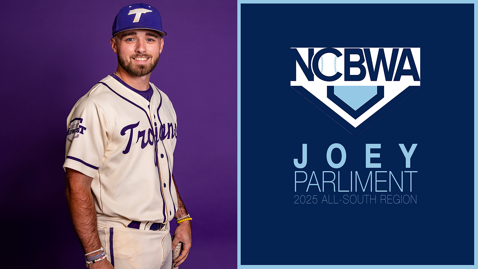 Joey Parliment NCBWA All-South Region