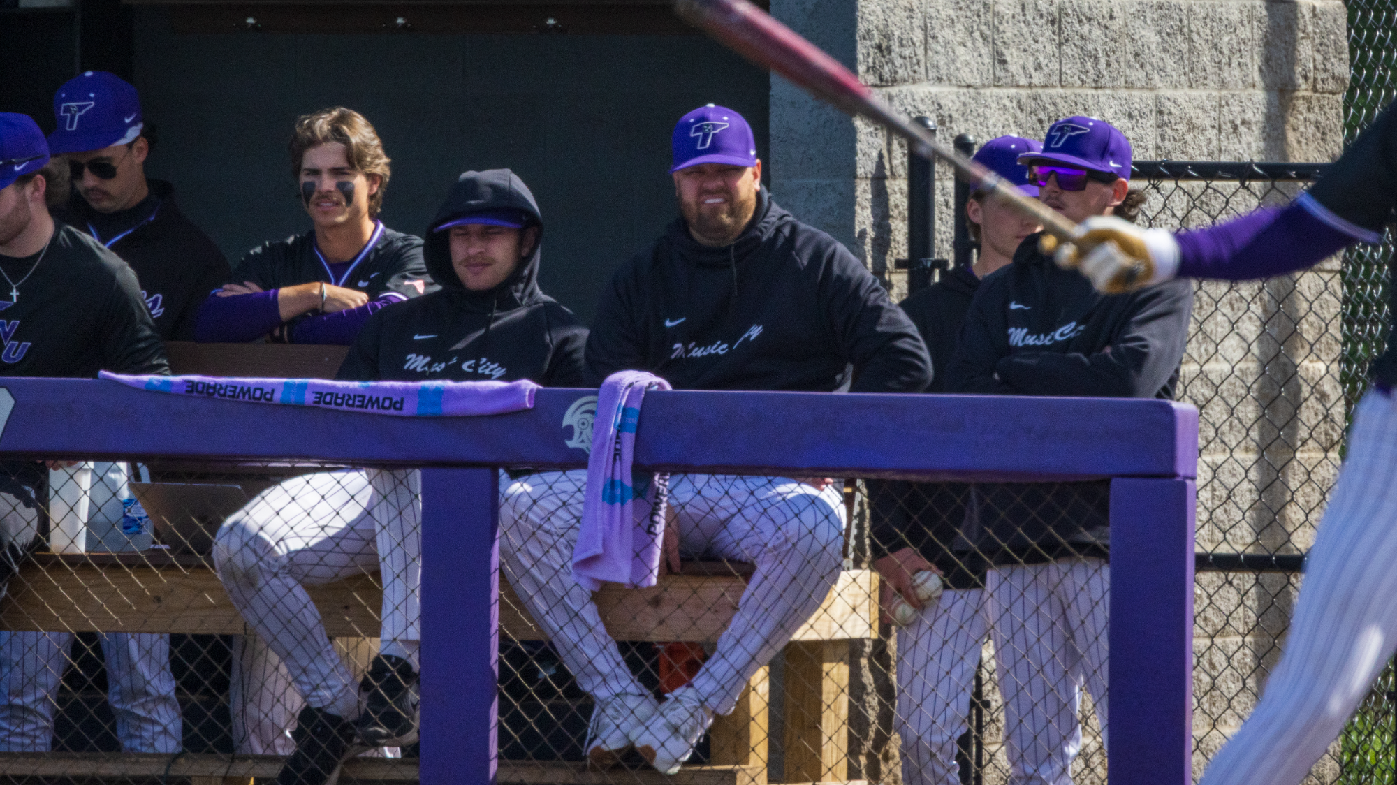 Coach Sain and team vs UWA