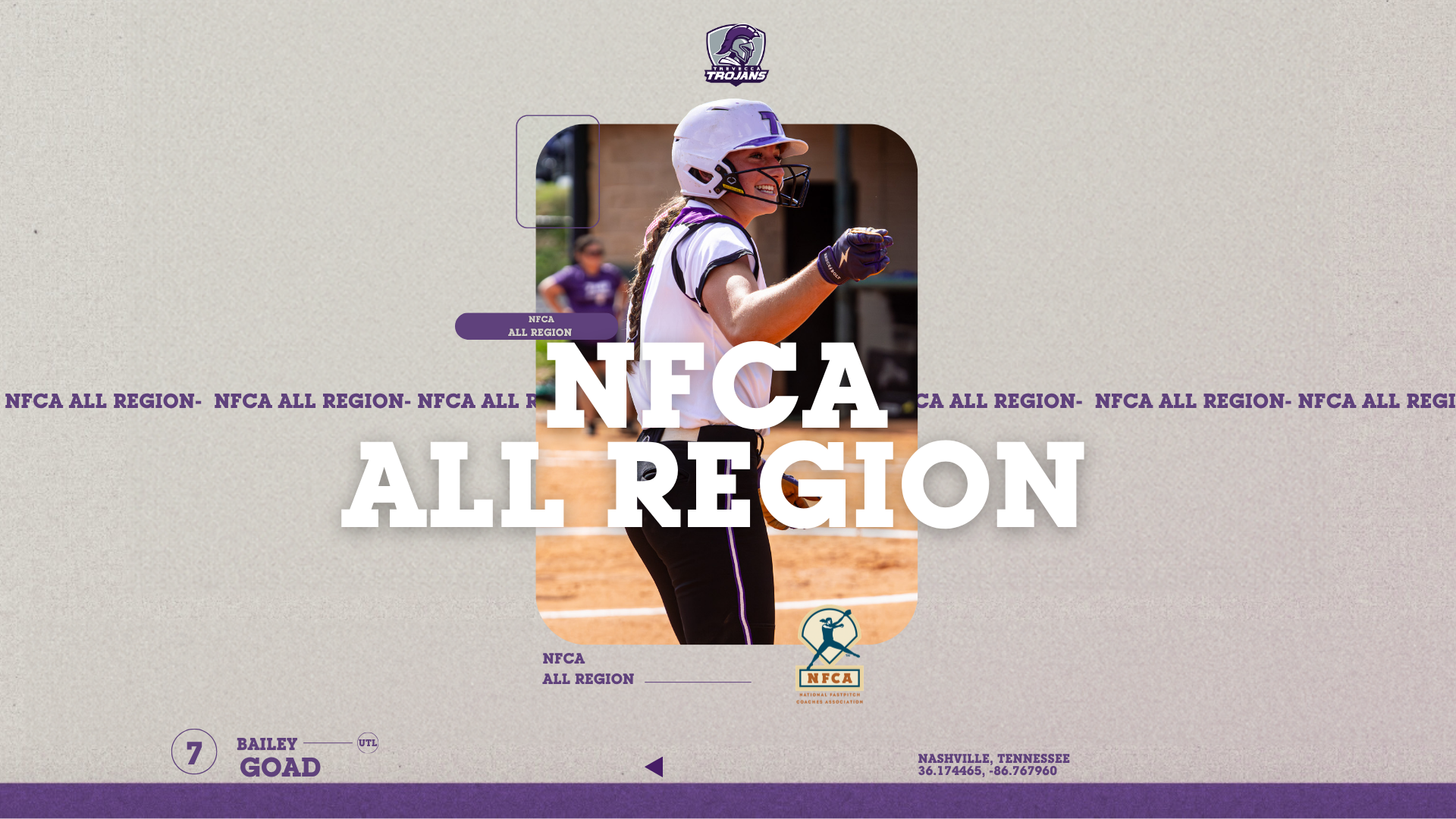 Bailey Goad NFCA All-Region South 2026