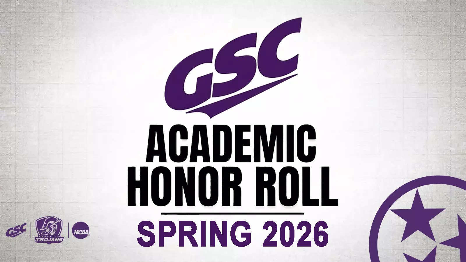 2026 Spring Gulf South All-Academic and Honor Roll Presser
