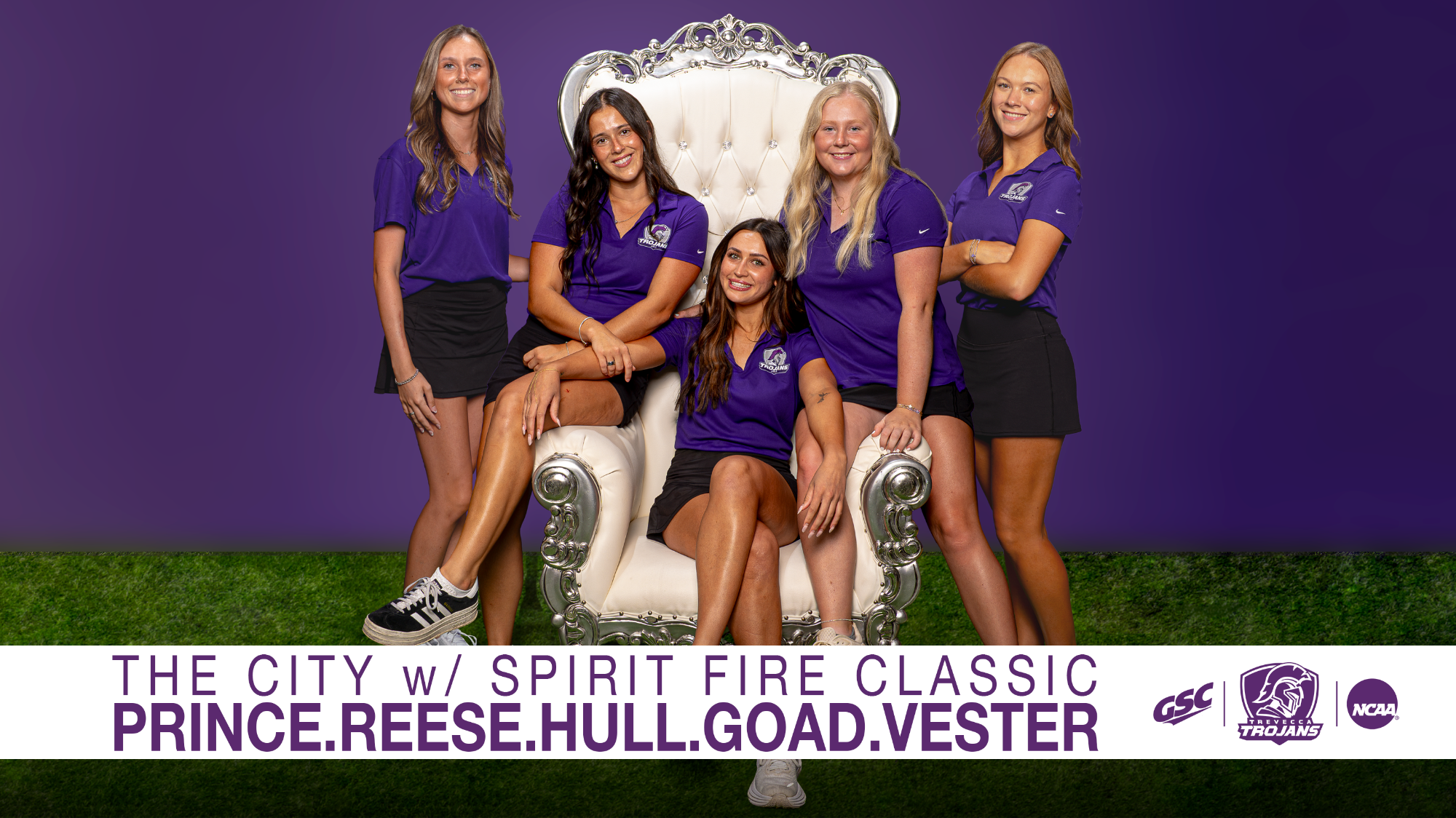 WOMEN'S GOLF gracee prince, audrey reese, madison hull, mattie goad, kamryn vester