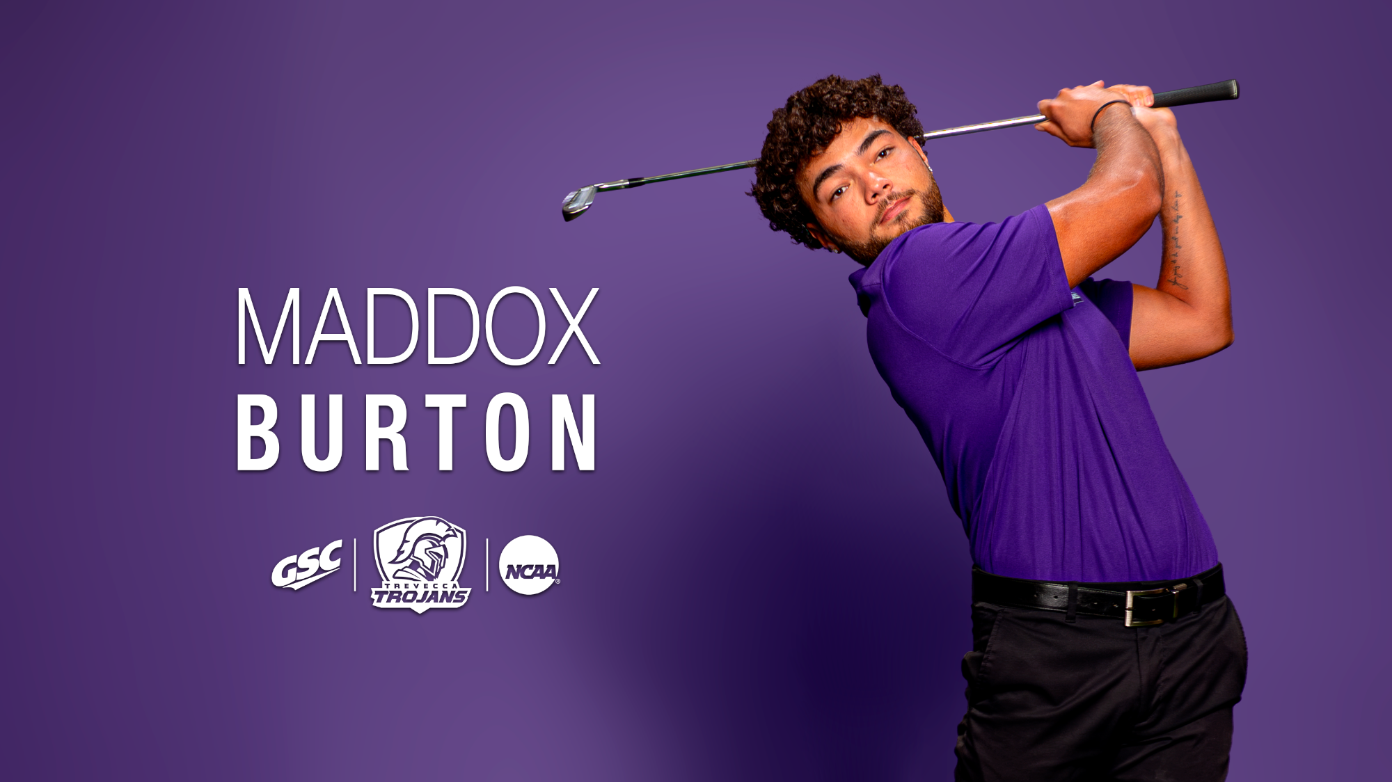 Men's Golf Maddox Burton News
