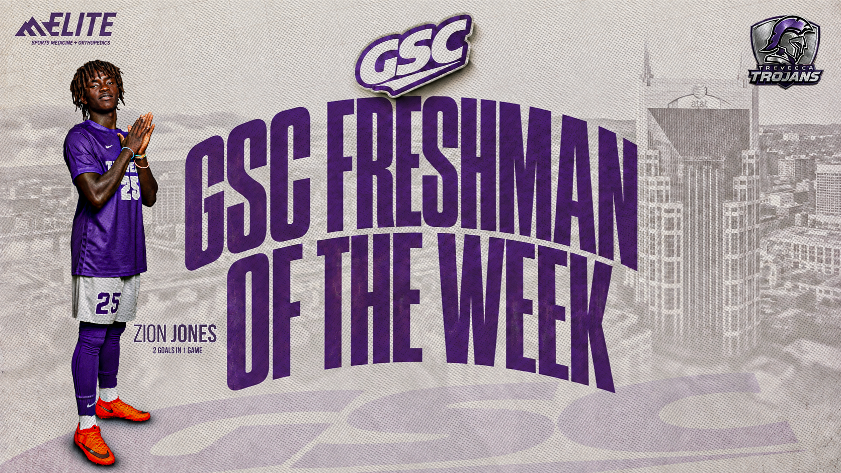 Zion Jones Freshman of the Week 20260922