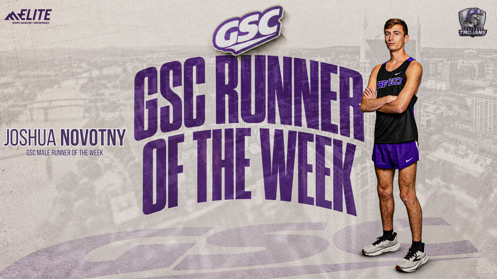 Joshua Novotney Gulf South Runner of the Week