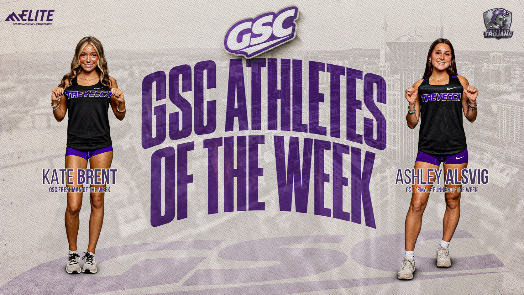 Gulf South GSC Kate Brent Freshman of the Week, Ashley Alsvig Runner of the Week