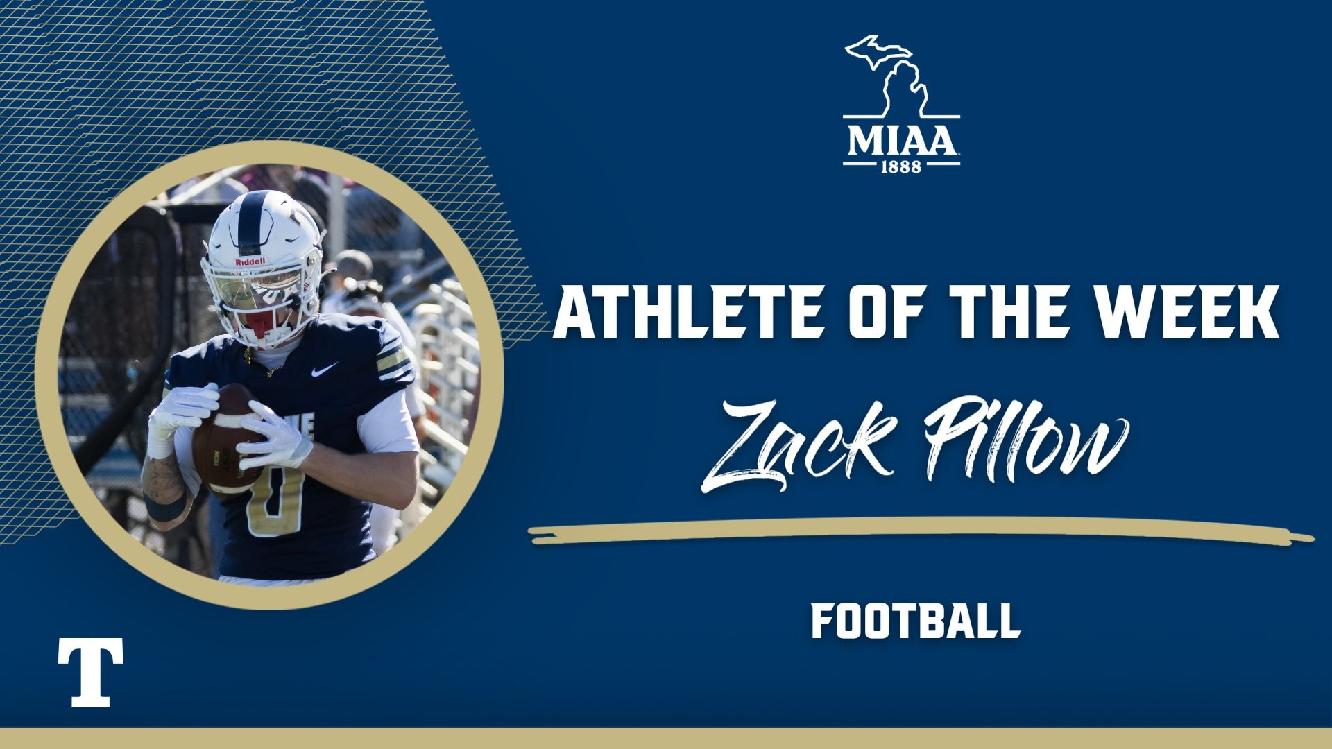 Pillow named MIAA Athlete of the Week
