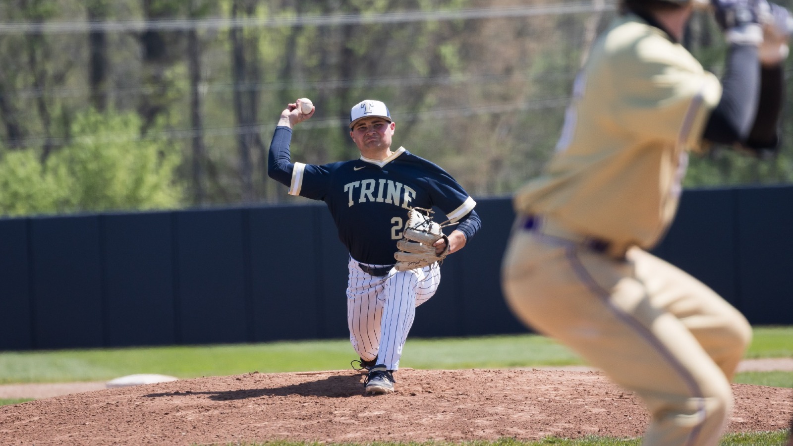 Dylan Jenkins throws a pitch against Albion