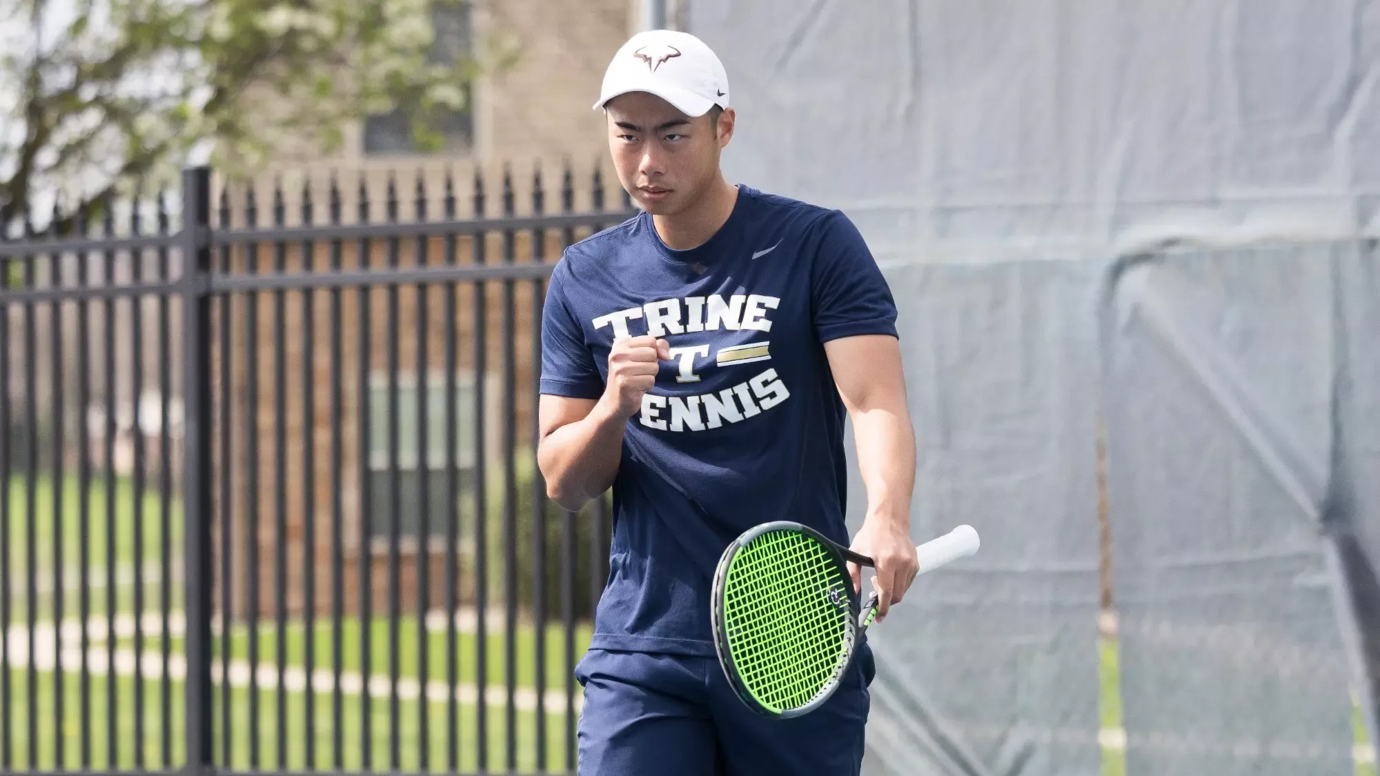Sammy Yin celebrates against Kalamazoo