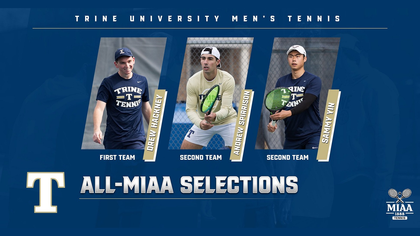 Hackney, Spirrison and Yin earn All-MIAA status