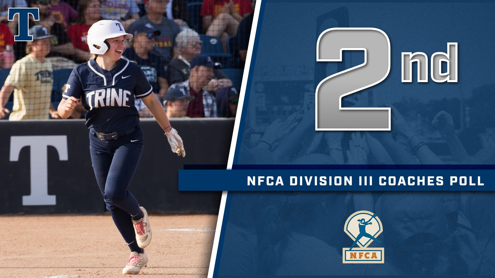 Softball Second in NFCA Rankings
