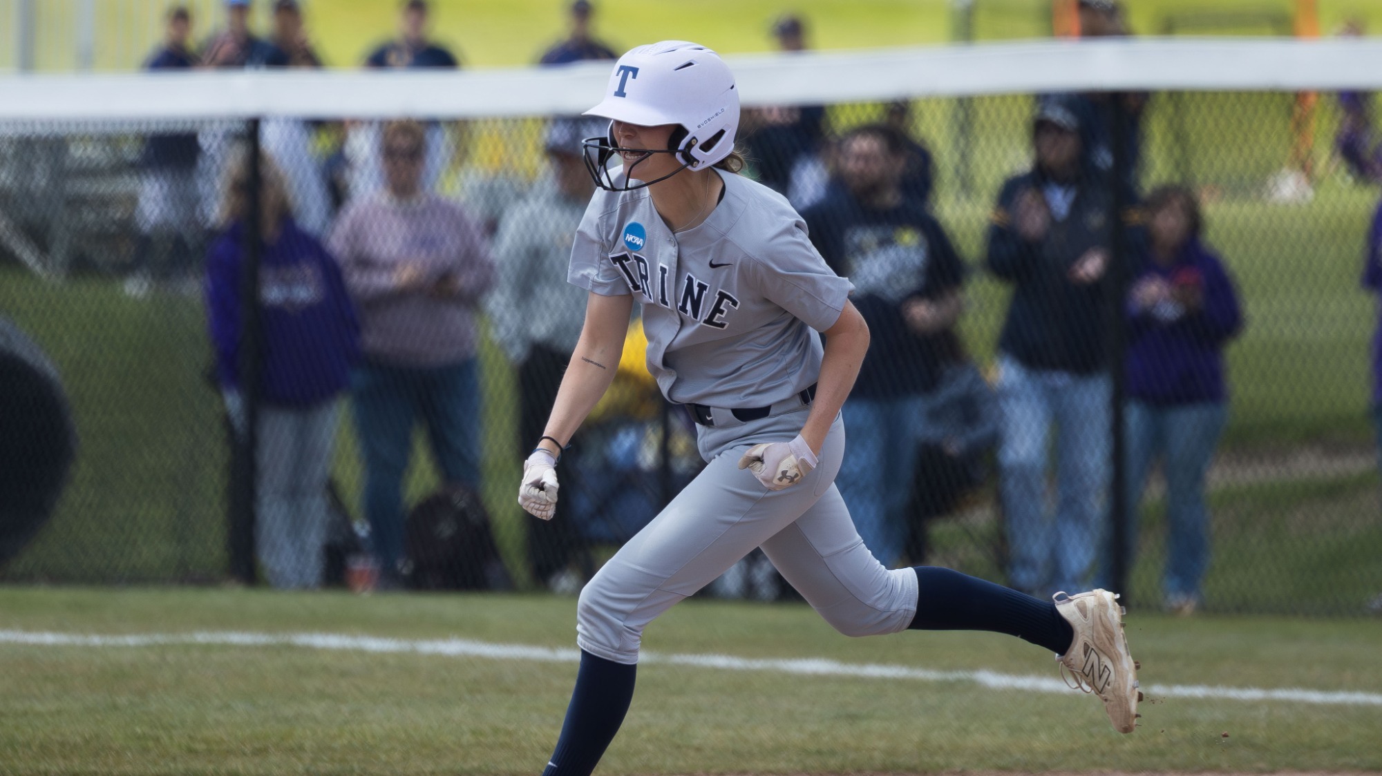 Kennedy Huckeby rounds the bases