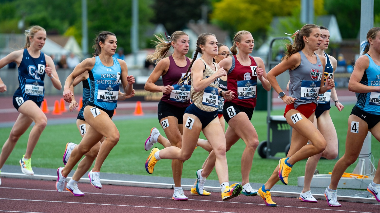 Bailey Puckett running the 1500 meters at the NCAA Championships