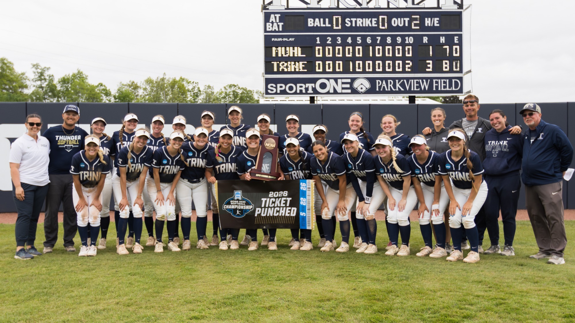 Softball wins 2026 Super Regional