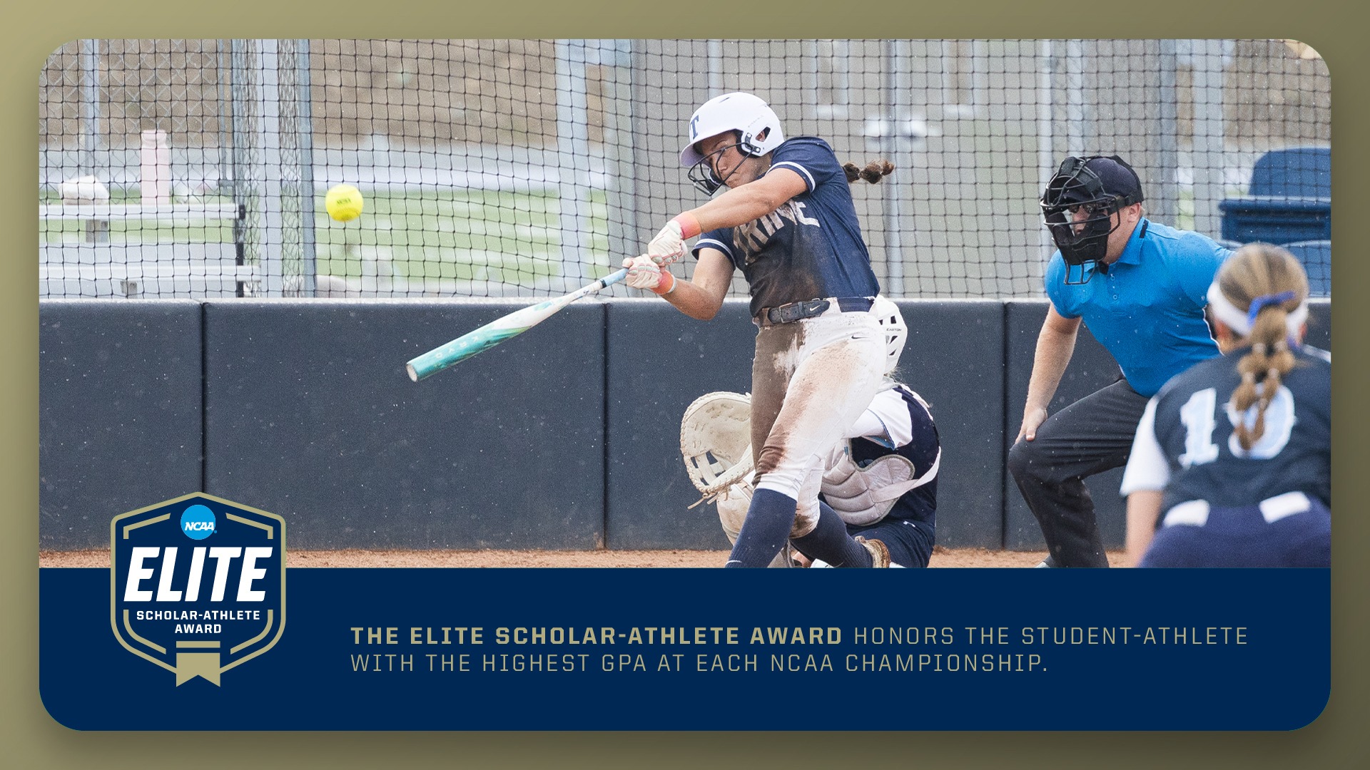Lee Wins Elite Scholar-Athlete Award for 2026 NCAA Division III Softball Championship