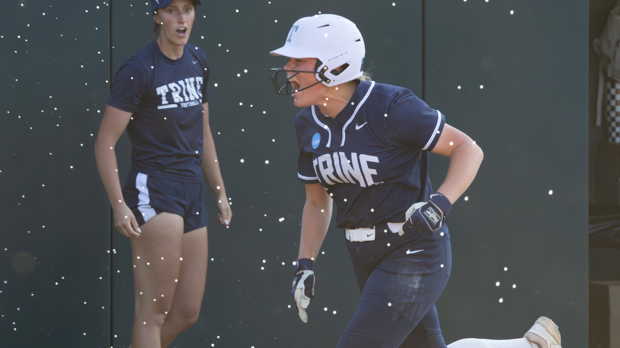 Hill trots home after her two run homer
