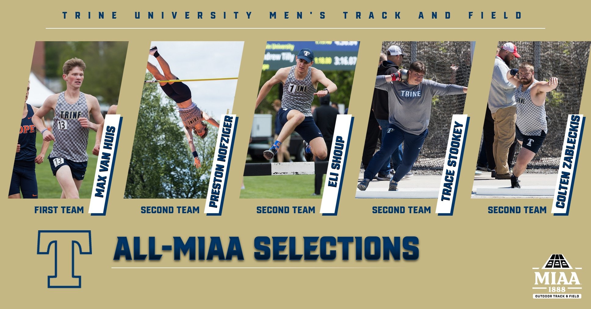 Men's Track and Field All-MIAA Graphic Outdoor 2026