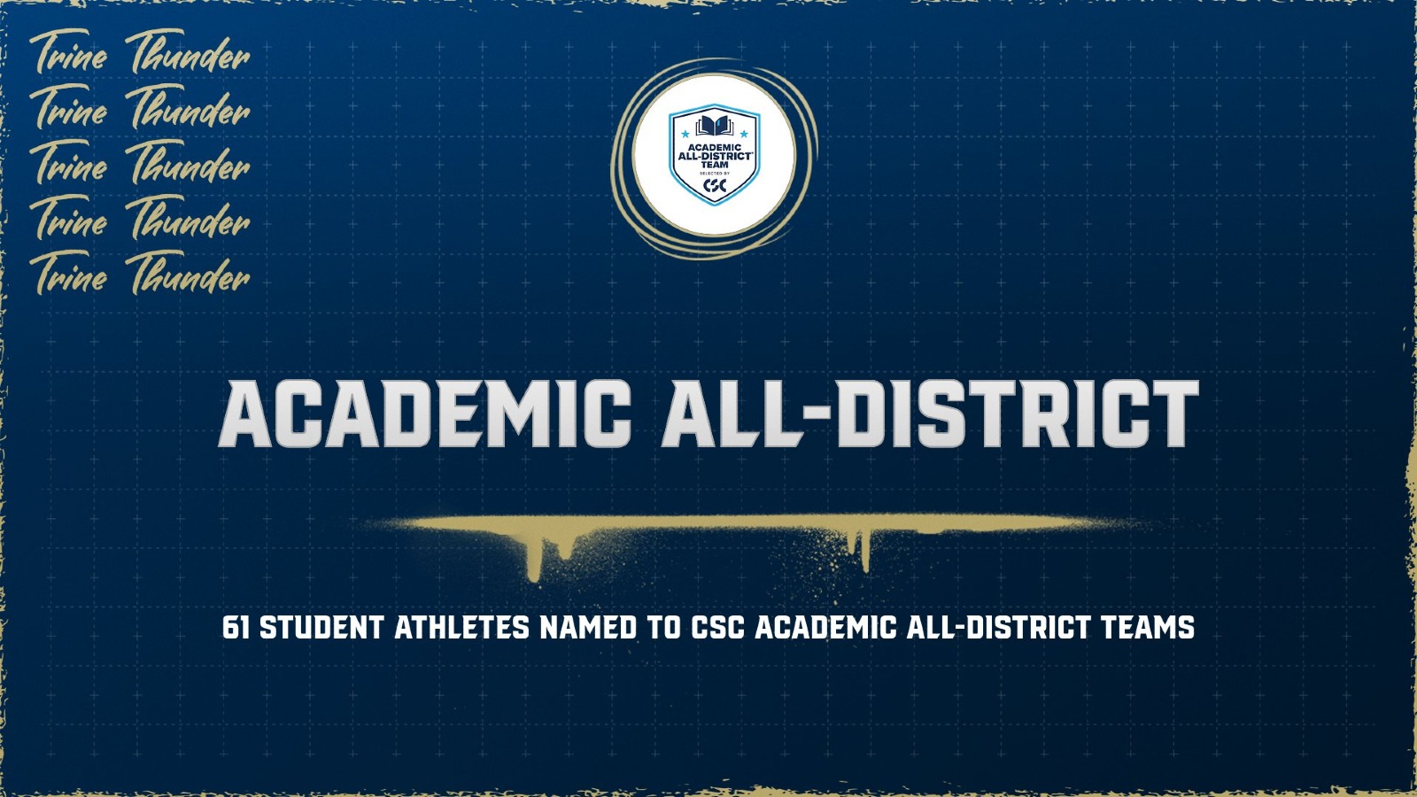 CSC Academic All District Graphic