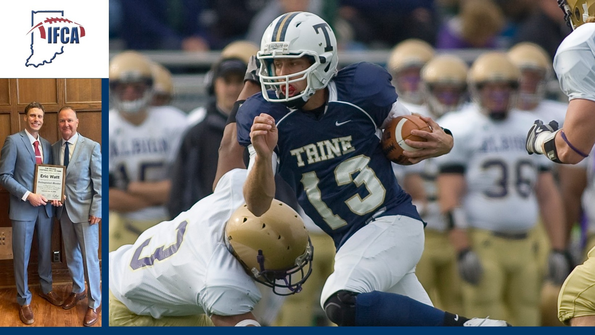 Eric Watt inducted into Indiana Football Hall of Fame