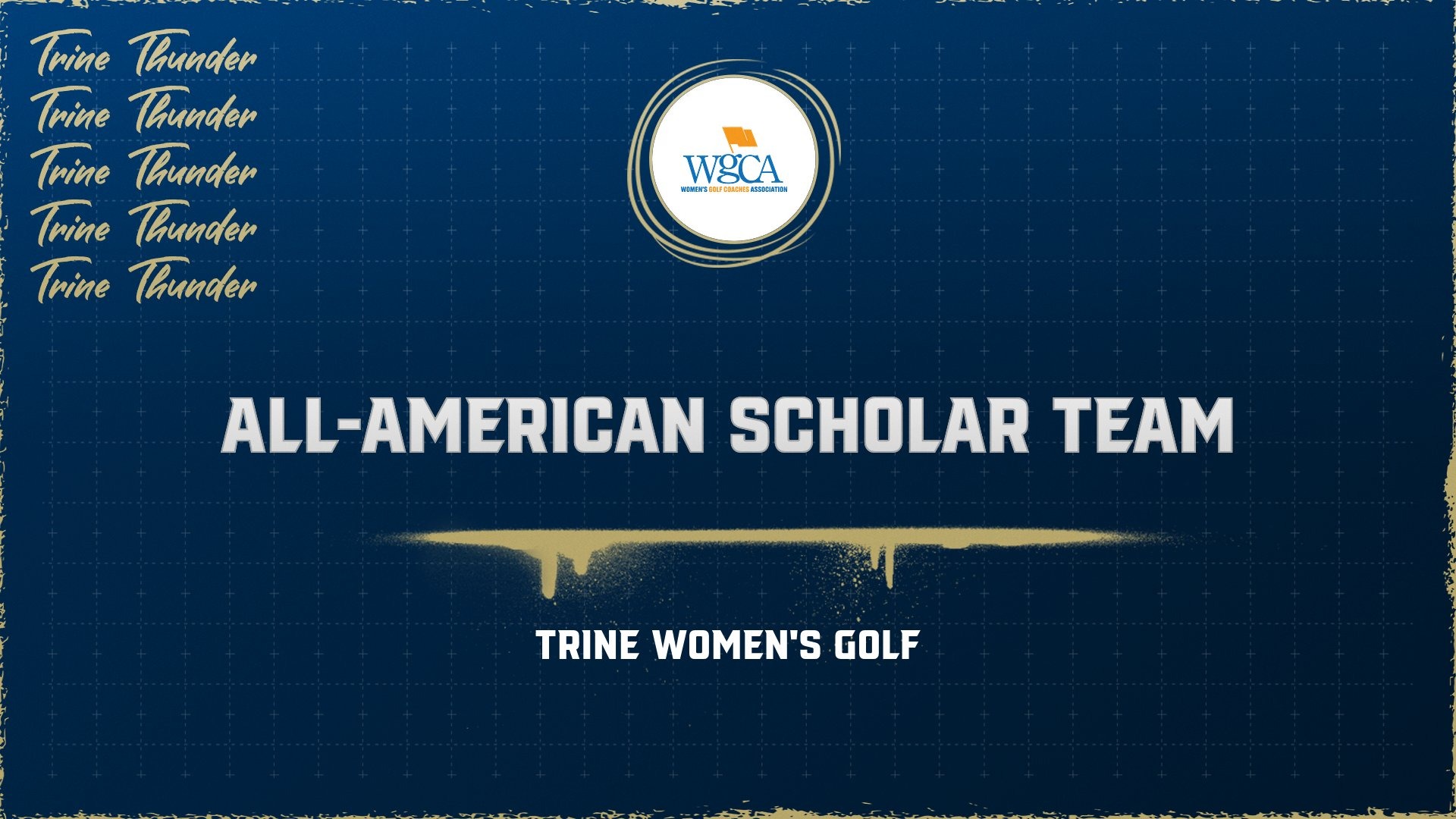 Trine recognized by WGCA for Academic Success