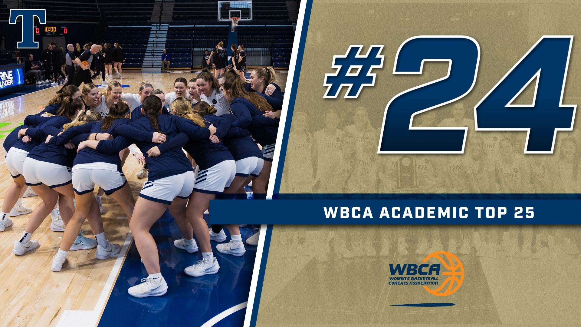 WBCA Academic Top 25 Graphic, Trine #24