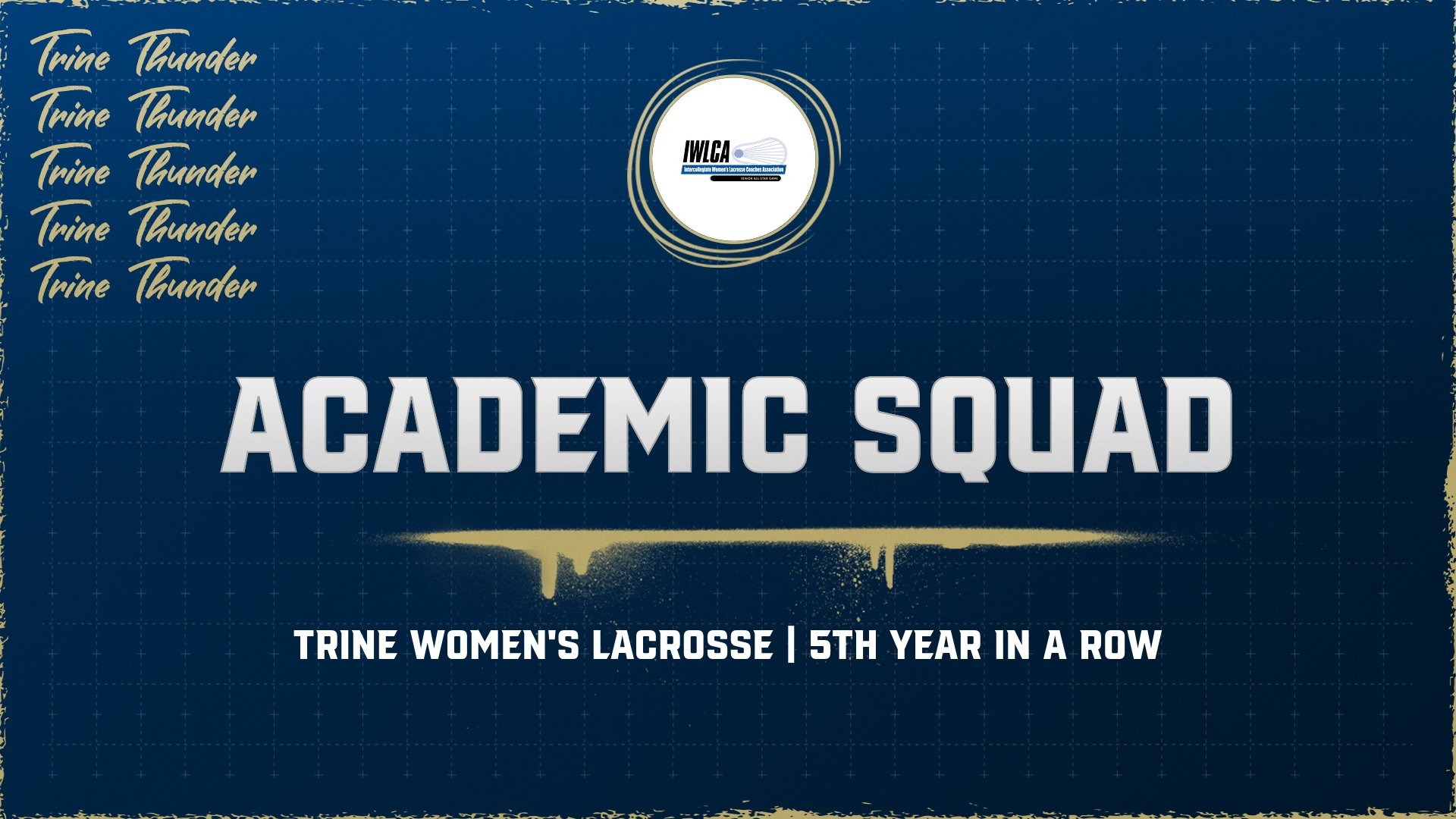 Women's Lacrosse IWLCA Academic Award Graphic