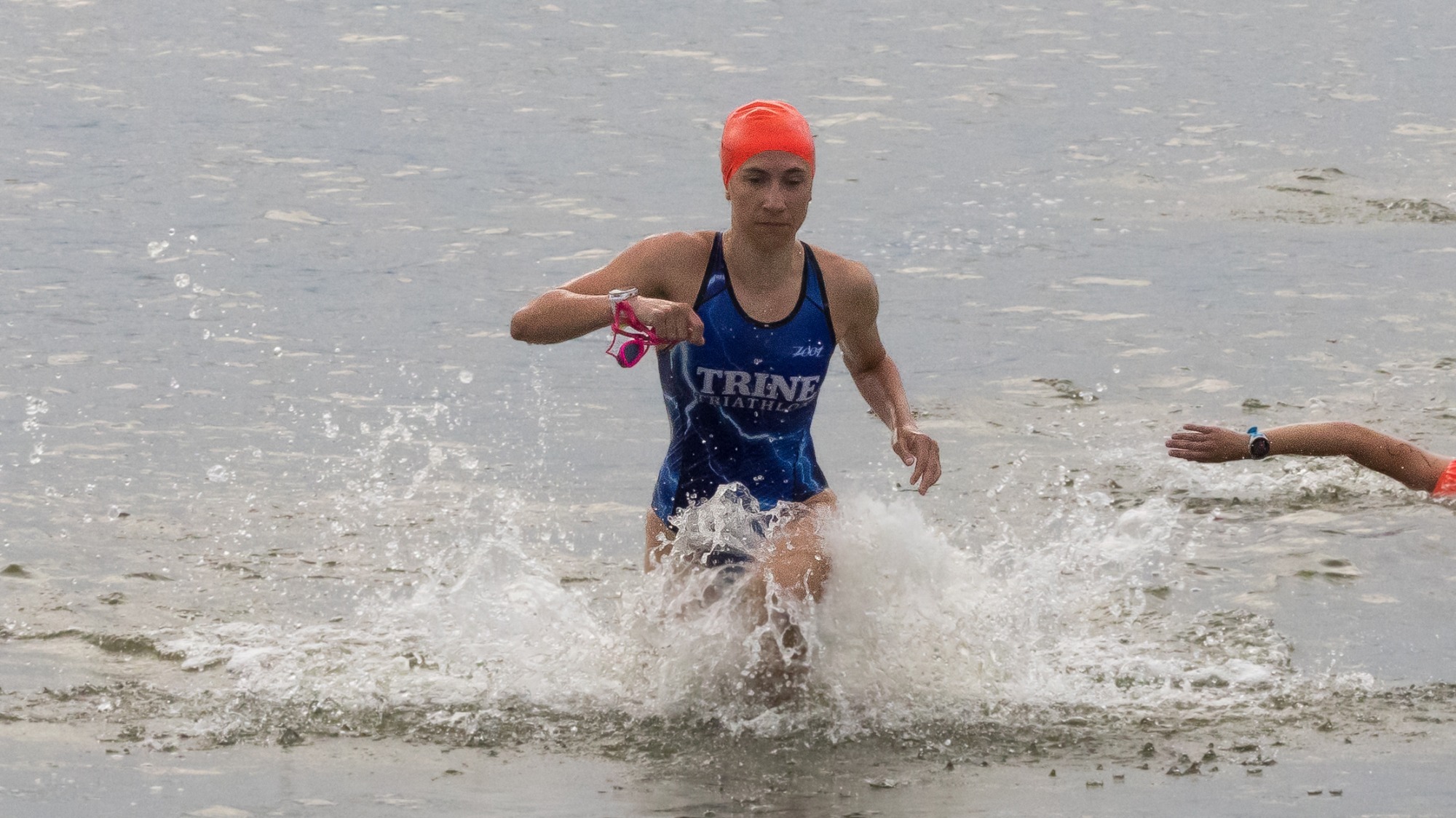 Szymanski emerges from the swim