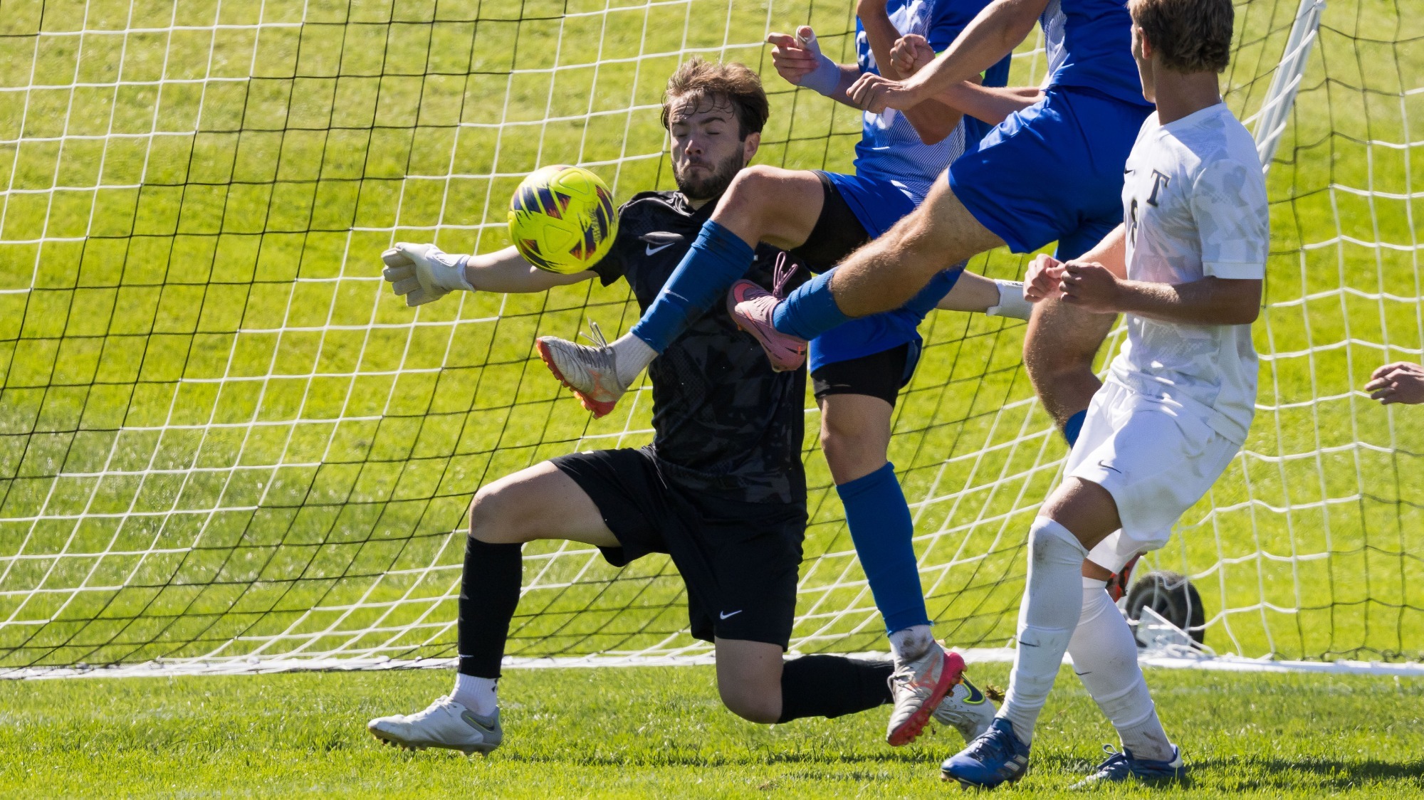 Walker makes a save