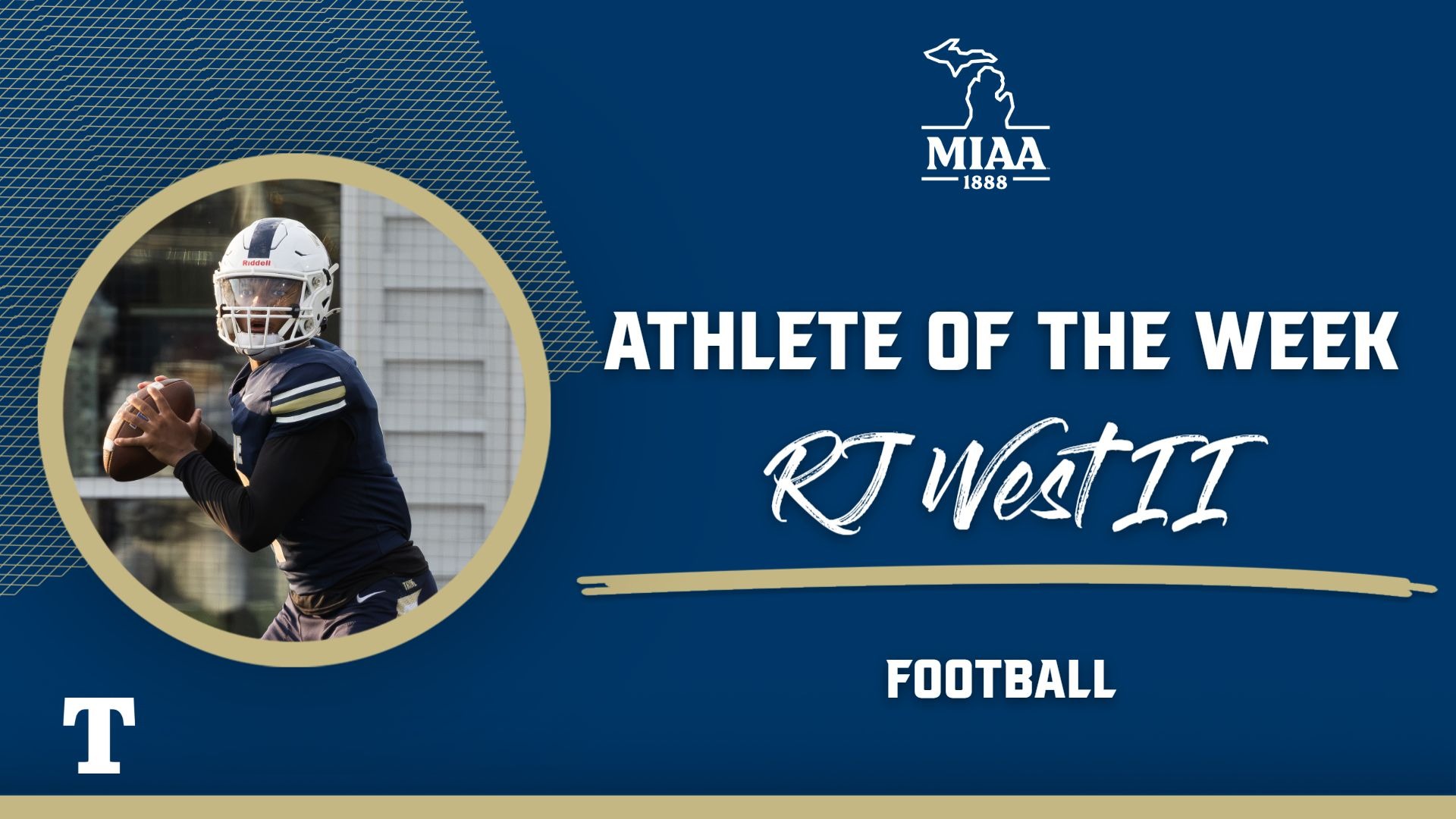 RJ West Named Athlete of the Week September 8 2026