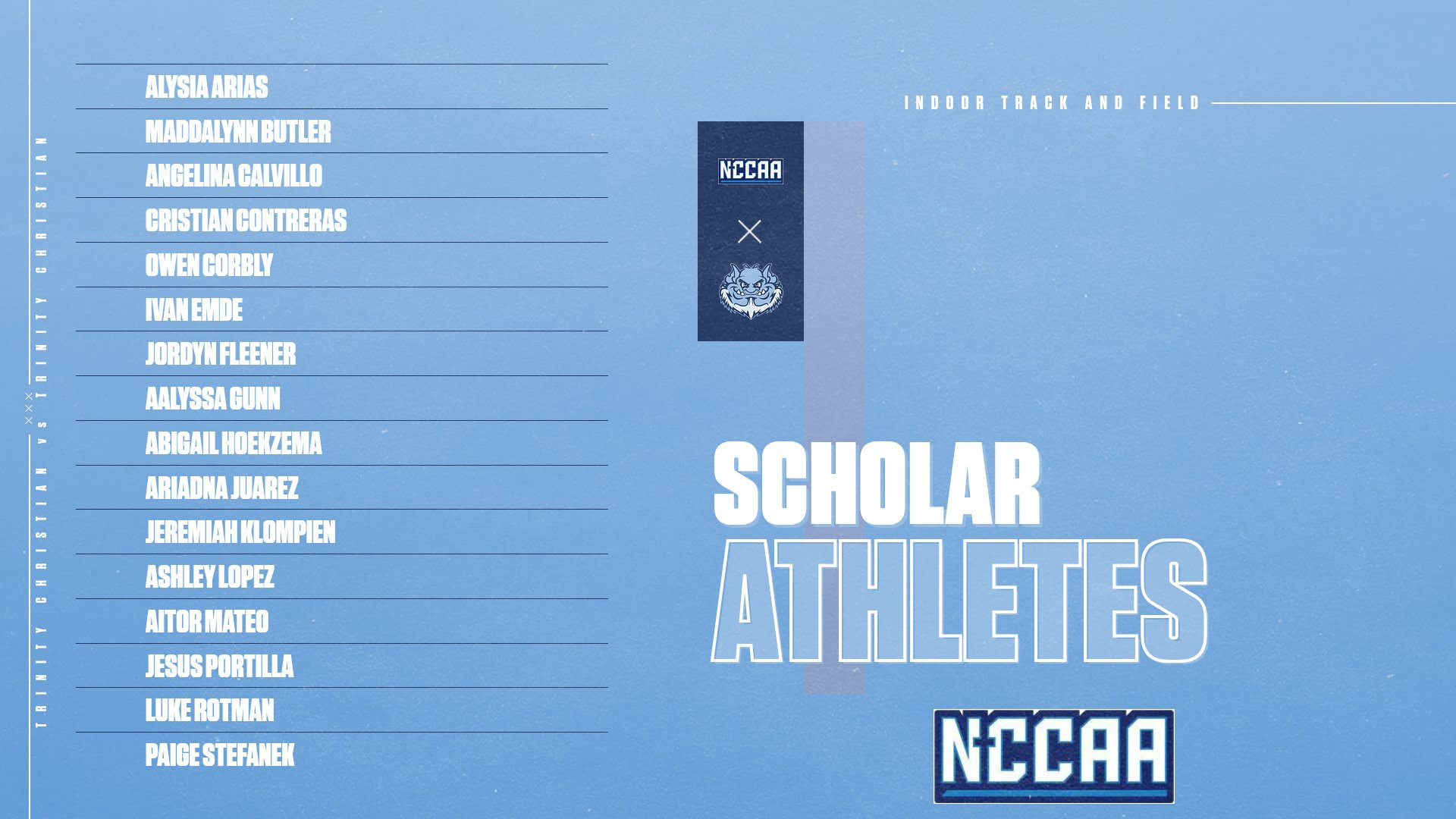 NCCAA SCHOLAR TF STORY 2026