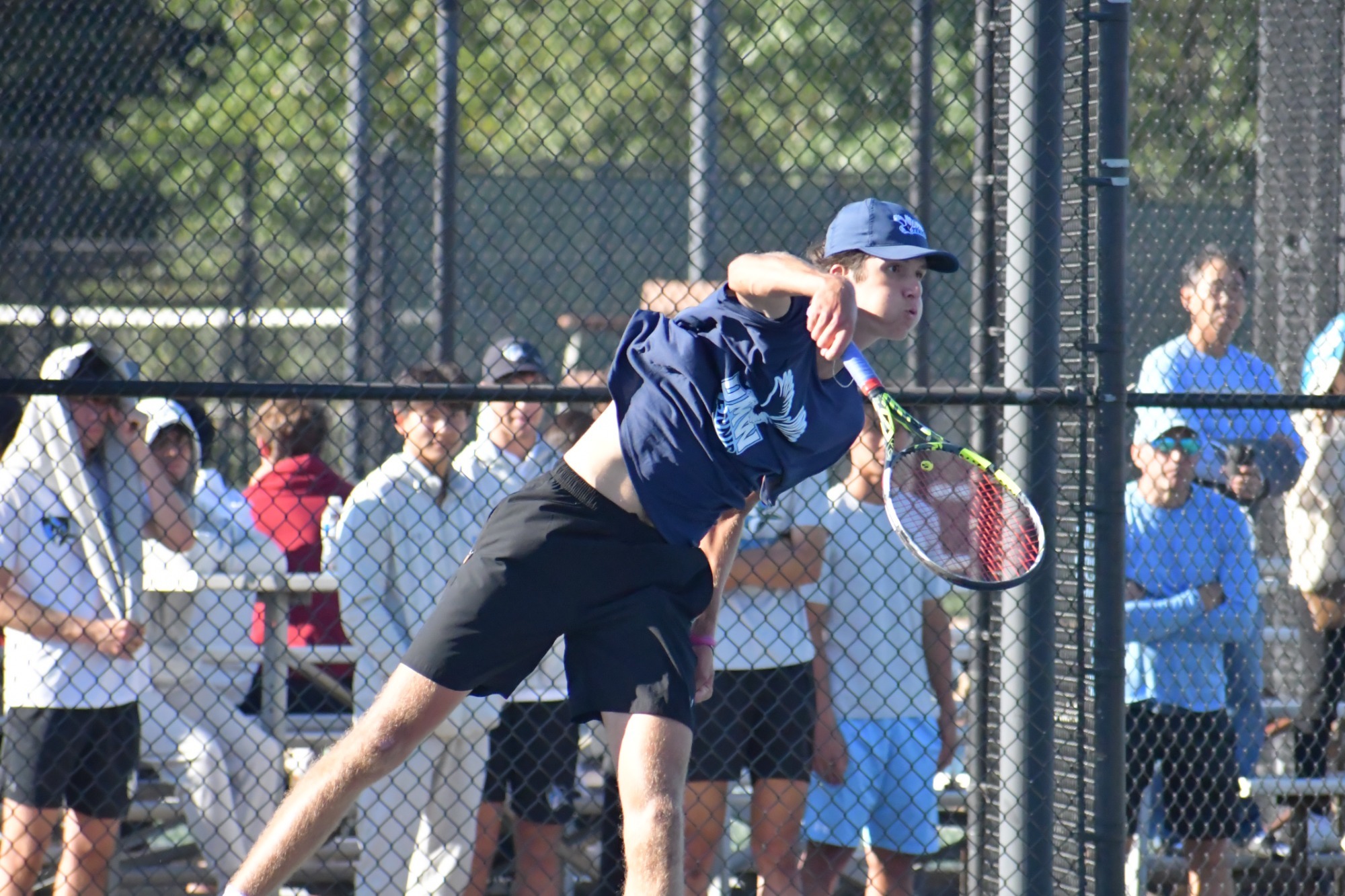 Ryan Battaglia serves