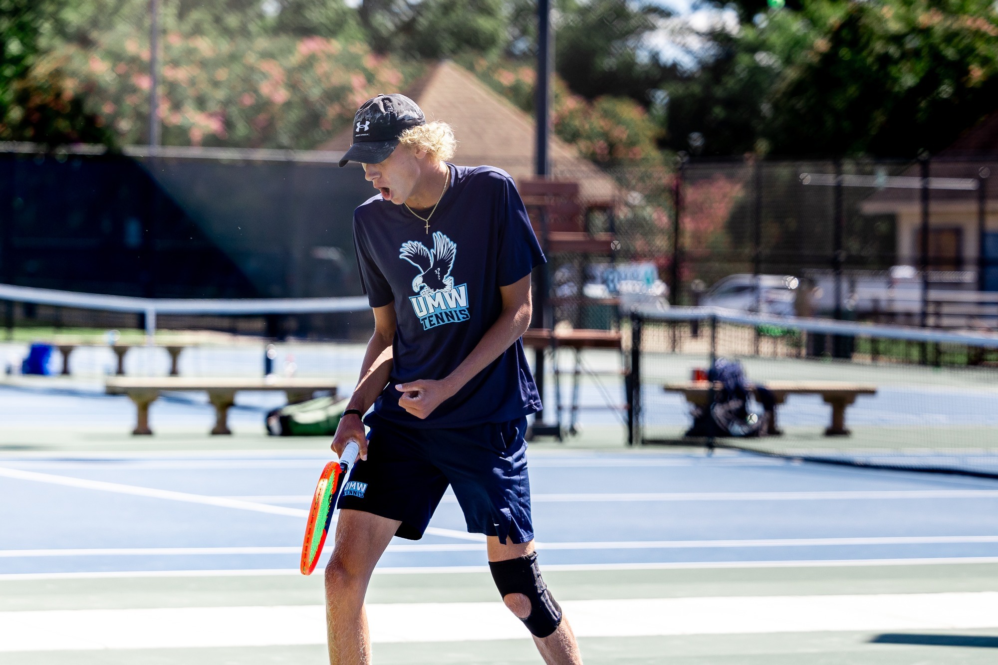 UMW Tennis Player Fired Up