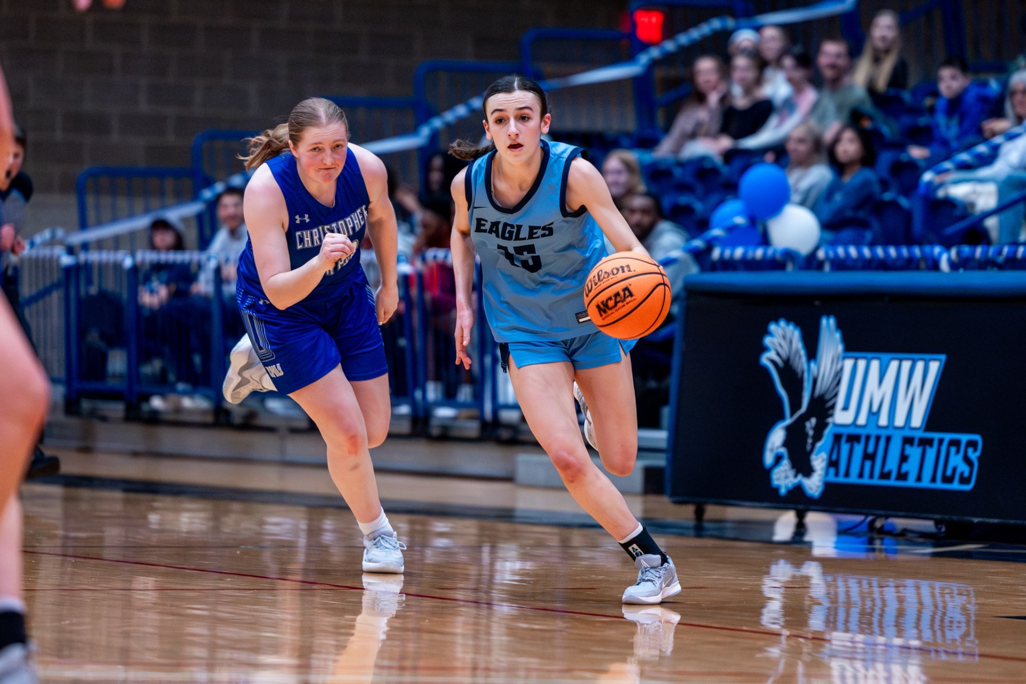 Emma Terry dribbles the ball