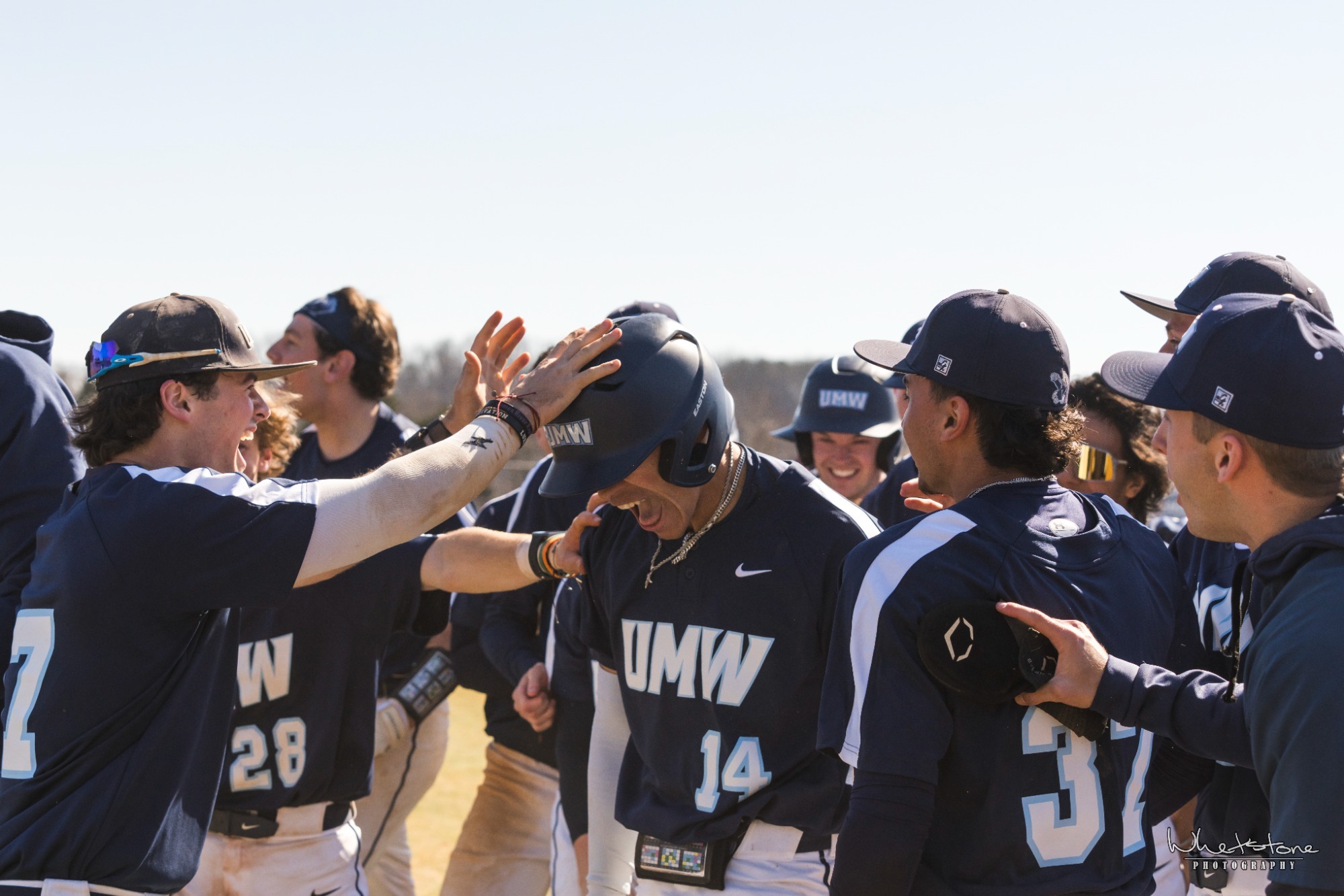 UMW celebrates after a win