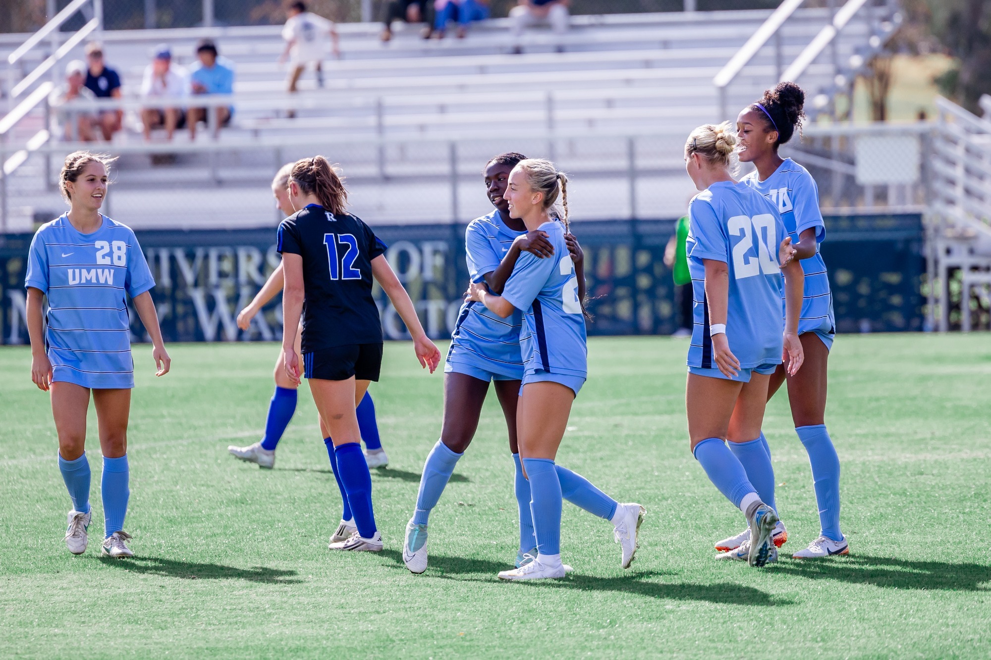 UMW celebrating a goal