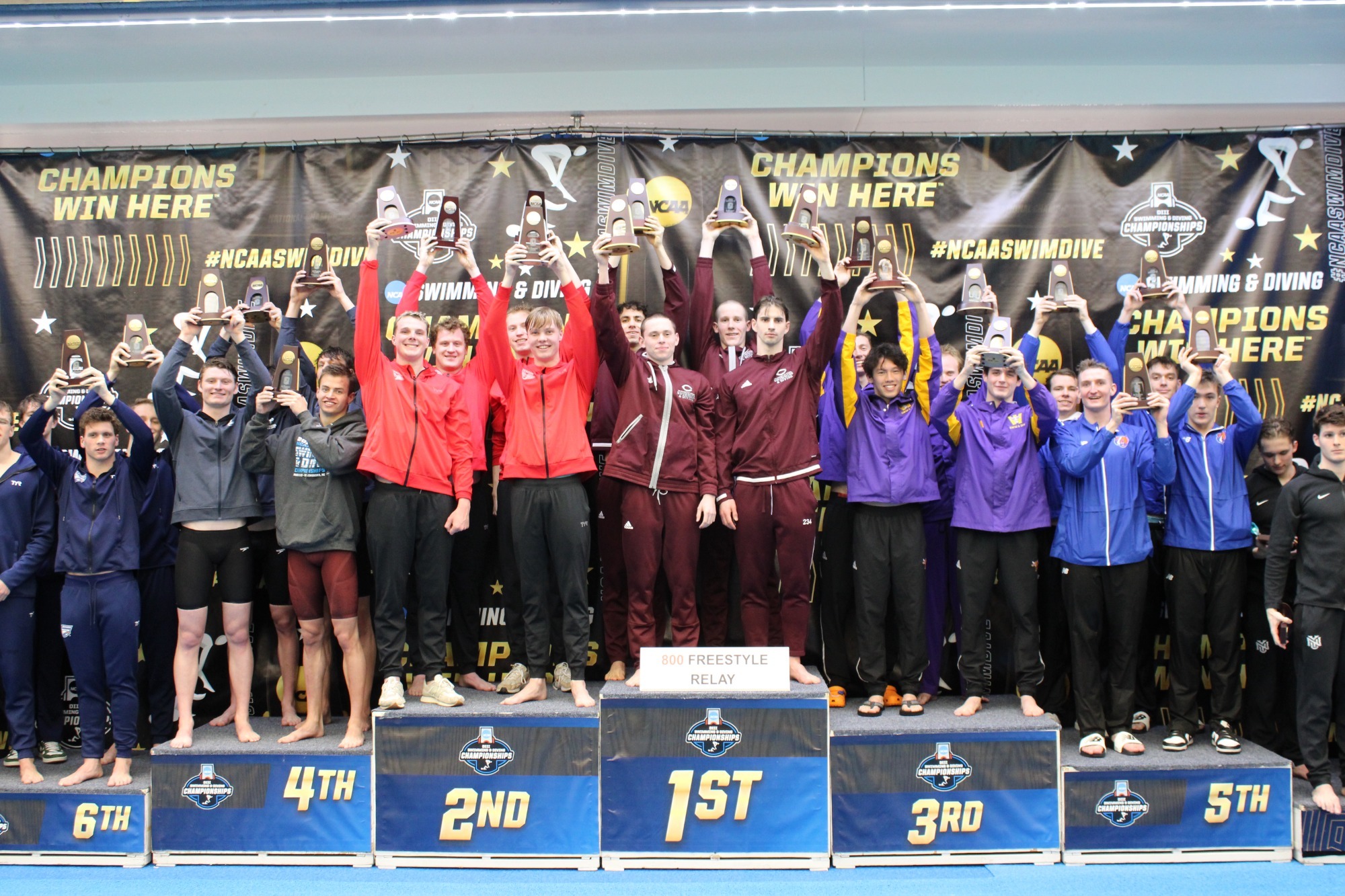 4x200 Relay 5th Place