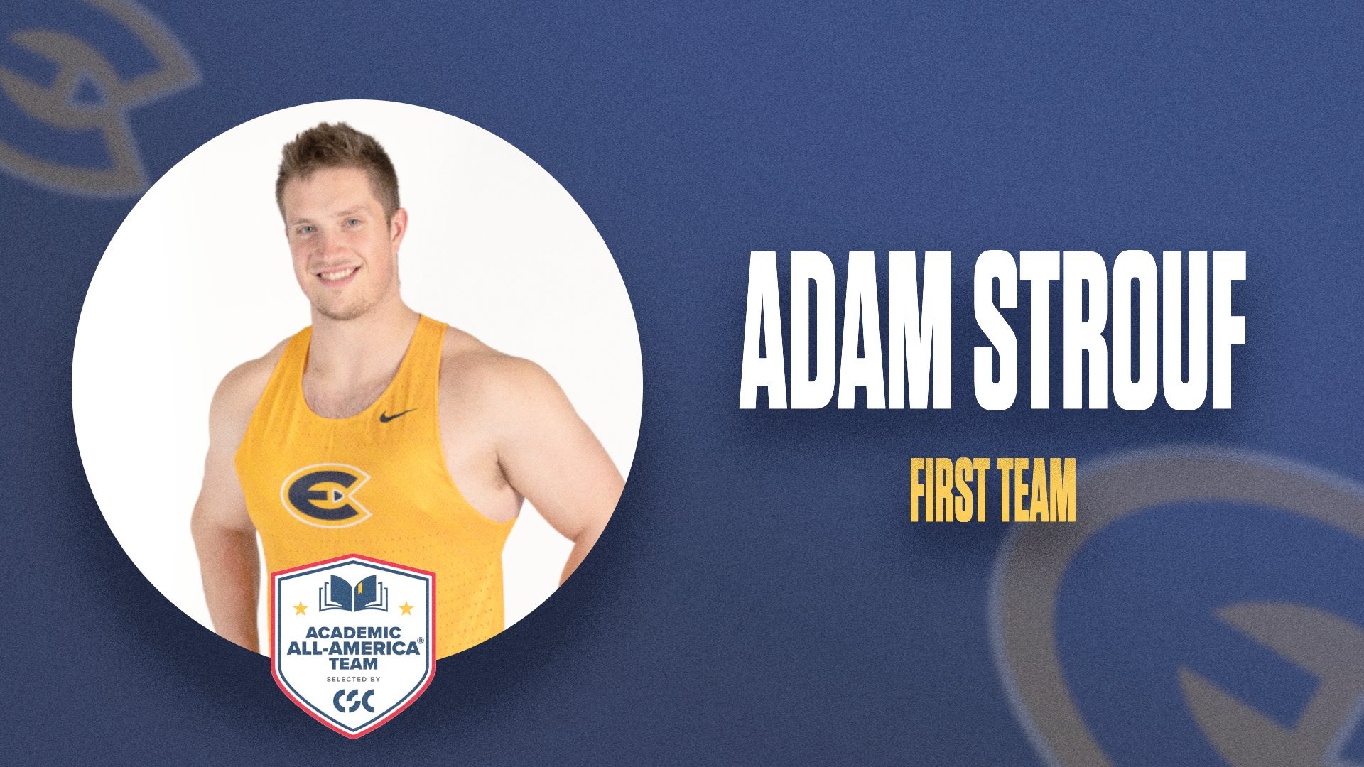 Adam Strouf Academic All-America 2025