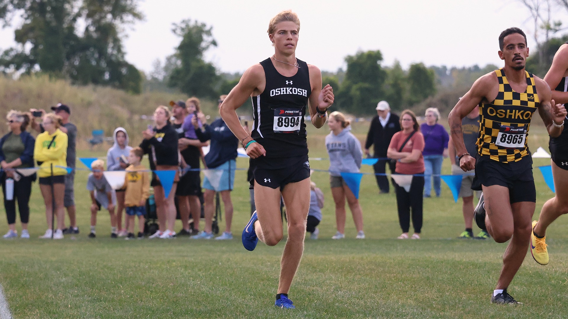 2025 Cameron Cullen Action Shot, running at the Oshkosh Titan Fall Classic