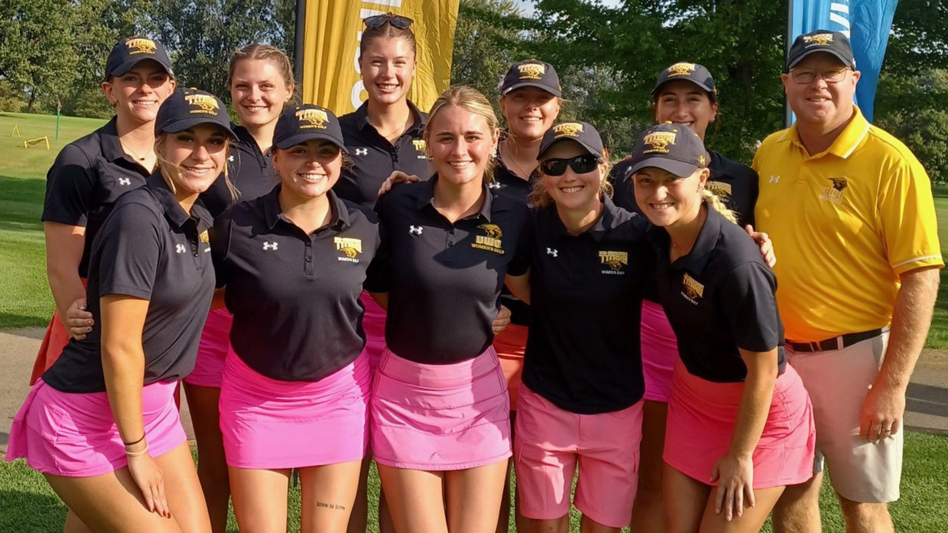 2025 Women's Golf Group Photo at WIAC Championship