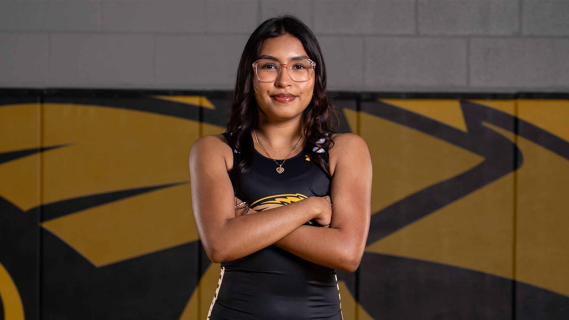 2025 Isabel Paz Media Day Shot, arms crossed facing the camera