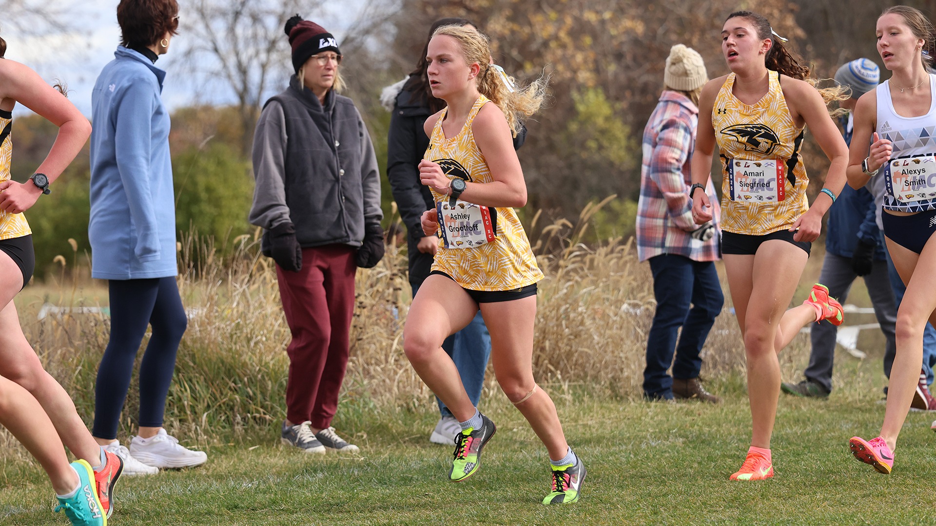 2025 Ashley Groothoff Action Shot, running at the WIAC Championship