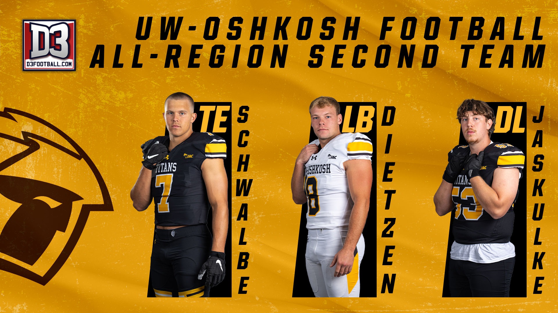 2025 Football D3football All-Region Graphic