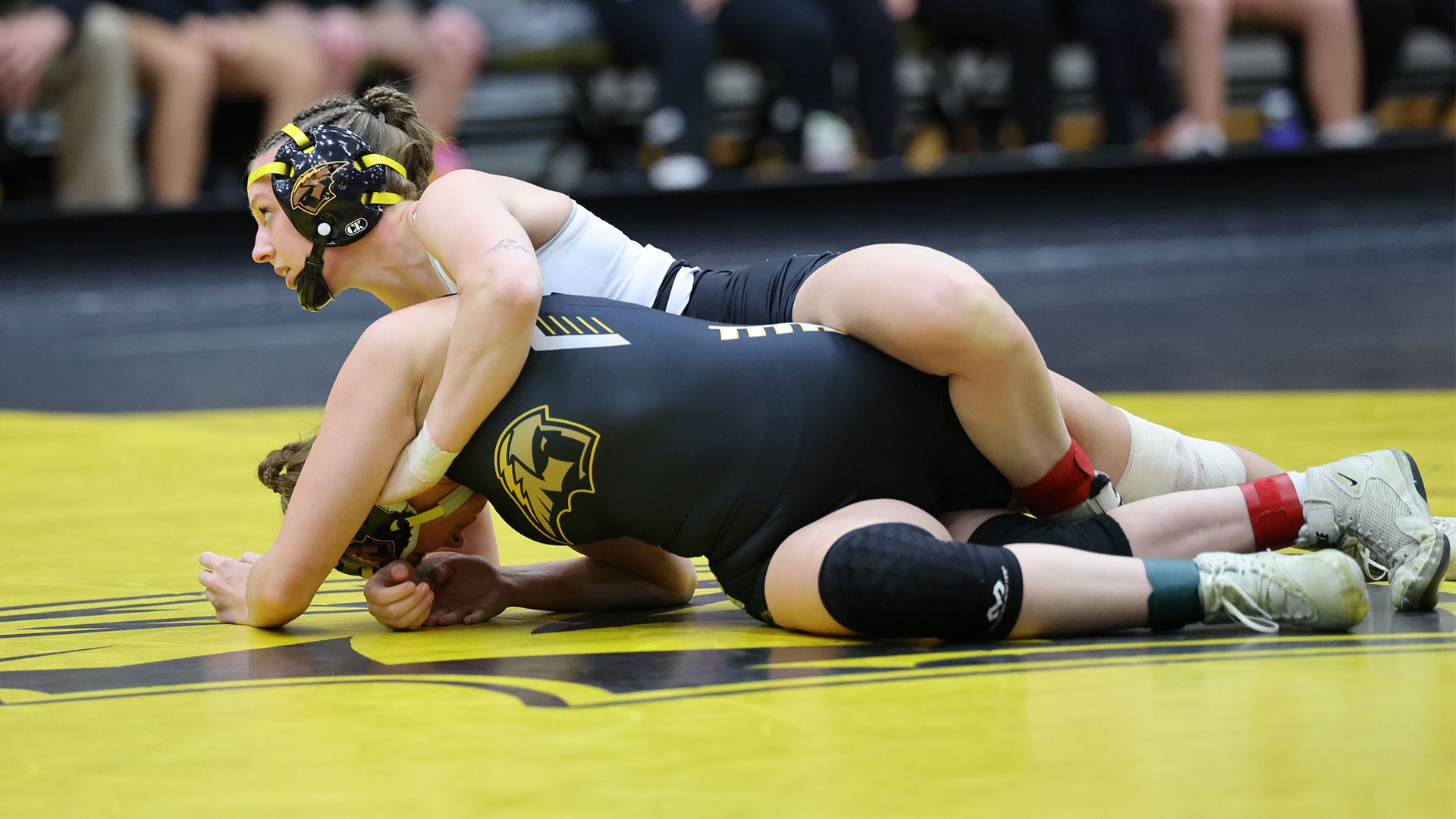 2025 Mya Delleree Action Shot, Black and Yellow Classic