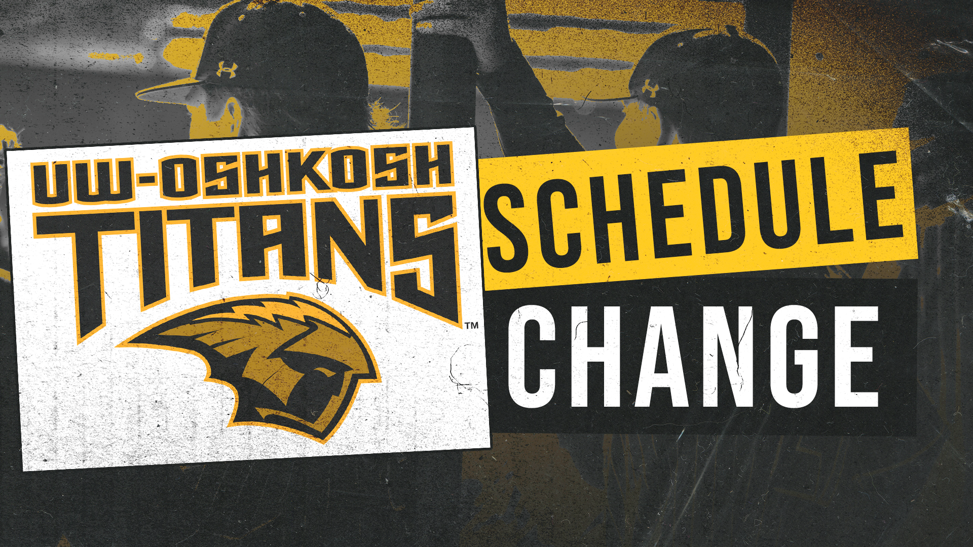 Baseball Schedule Change Graphic