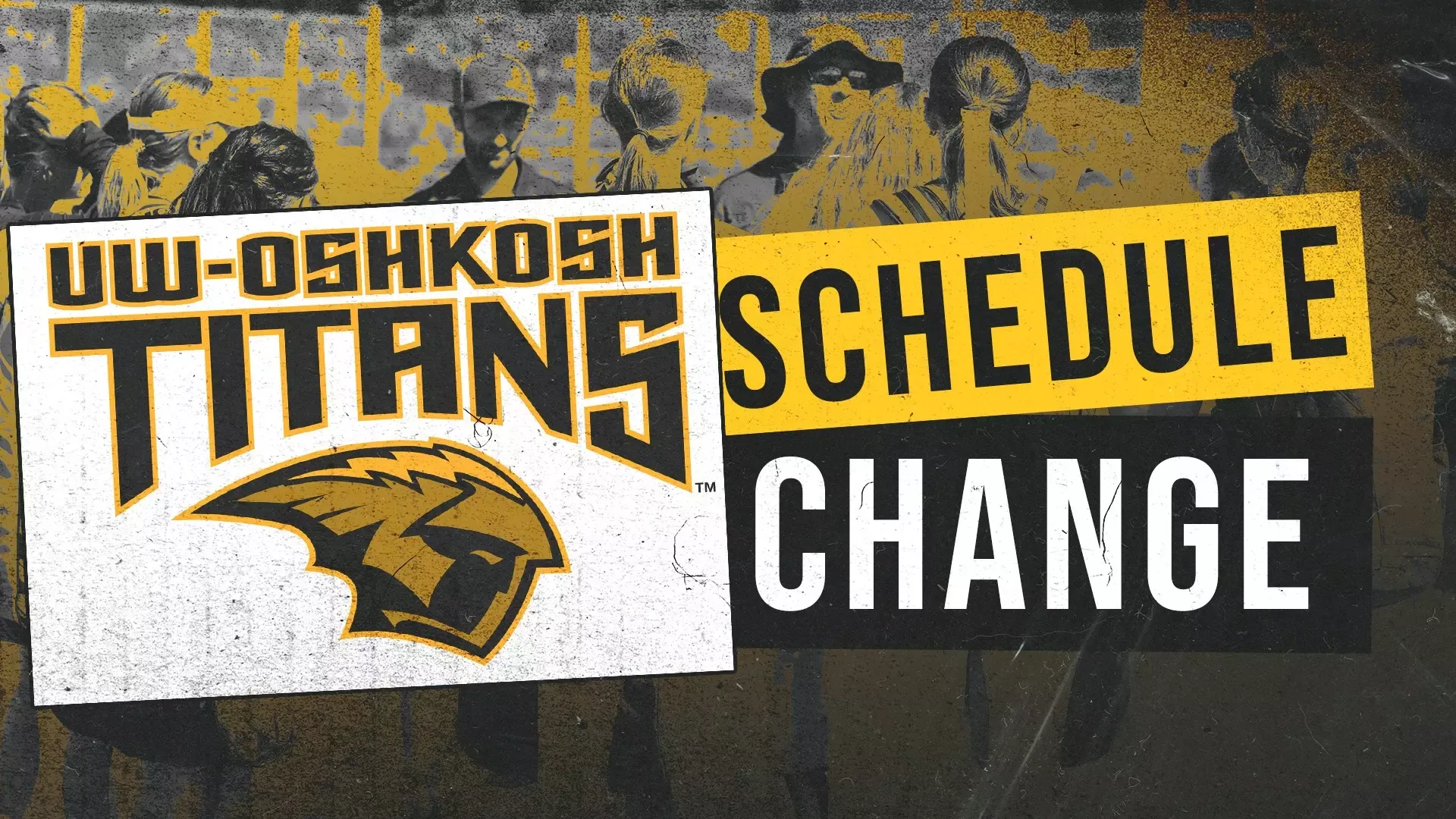 Women's Tennis Schedule Change Graphic