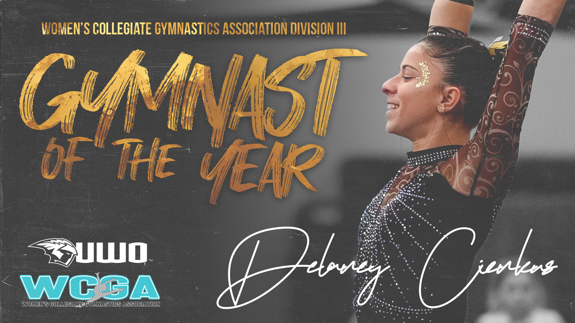 WCGA Division III Gymnast Of The Year Graphic